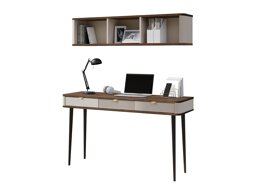 Комплект за домашен офис Lufela 123 (Кашмир + Орех)