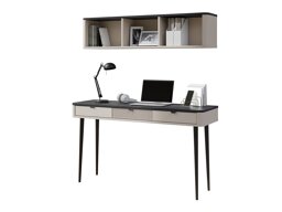 Комплект за домашен офис Lufela 123 (Кашмир + Сив мрамор)