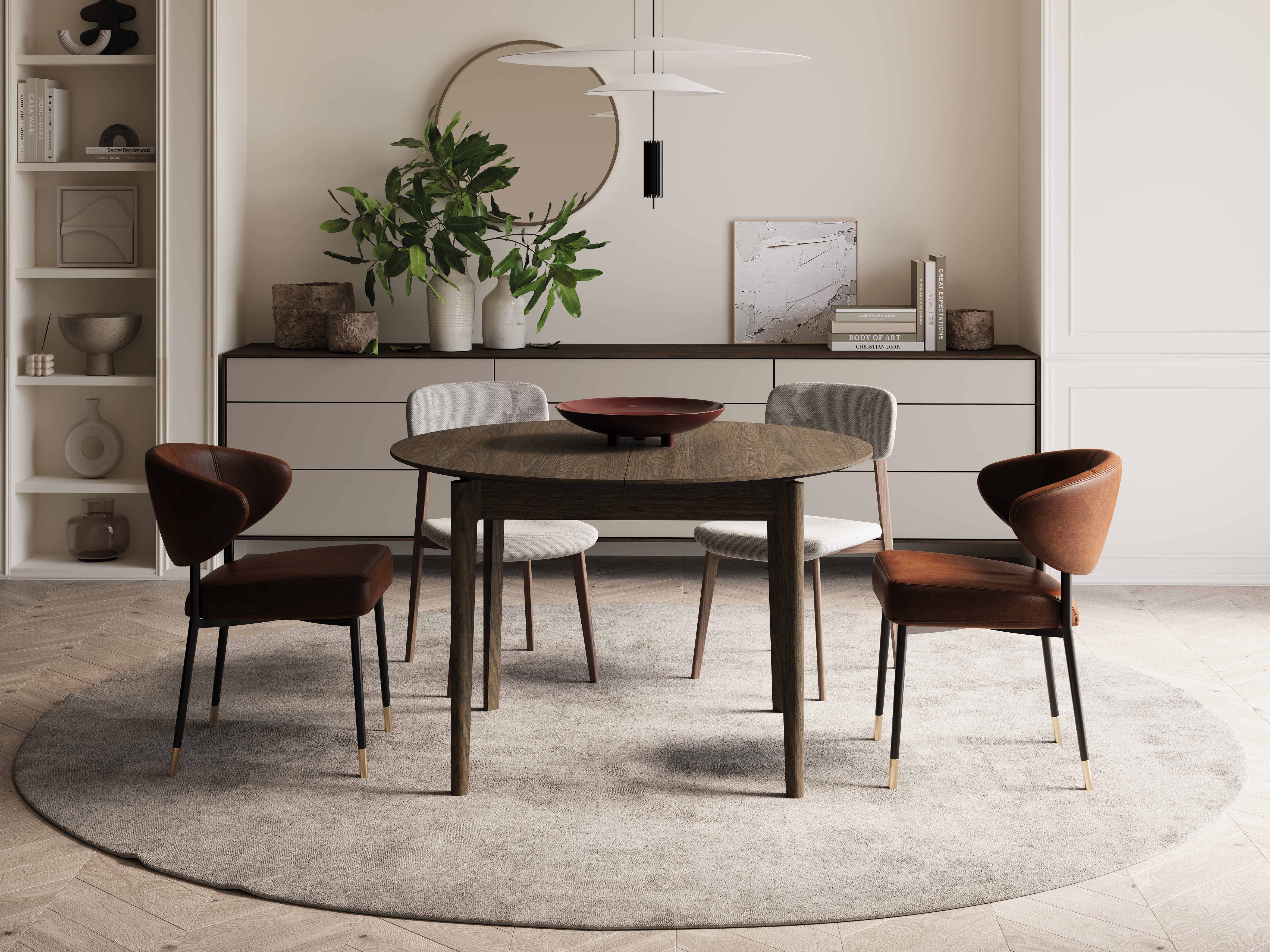 Маса Fresno 175 (Тъмен дъб)