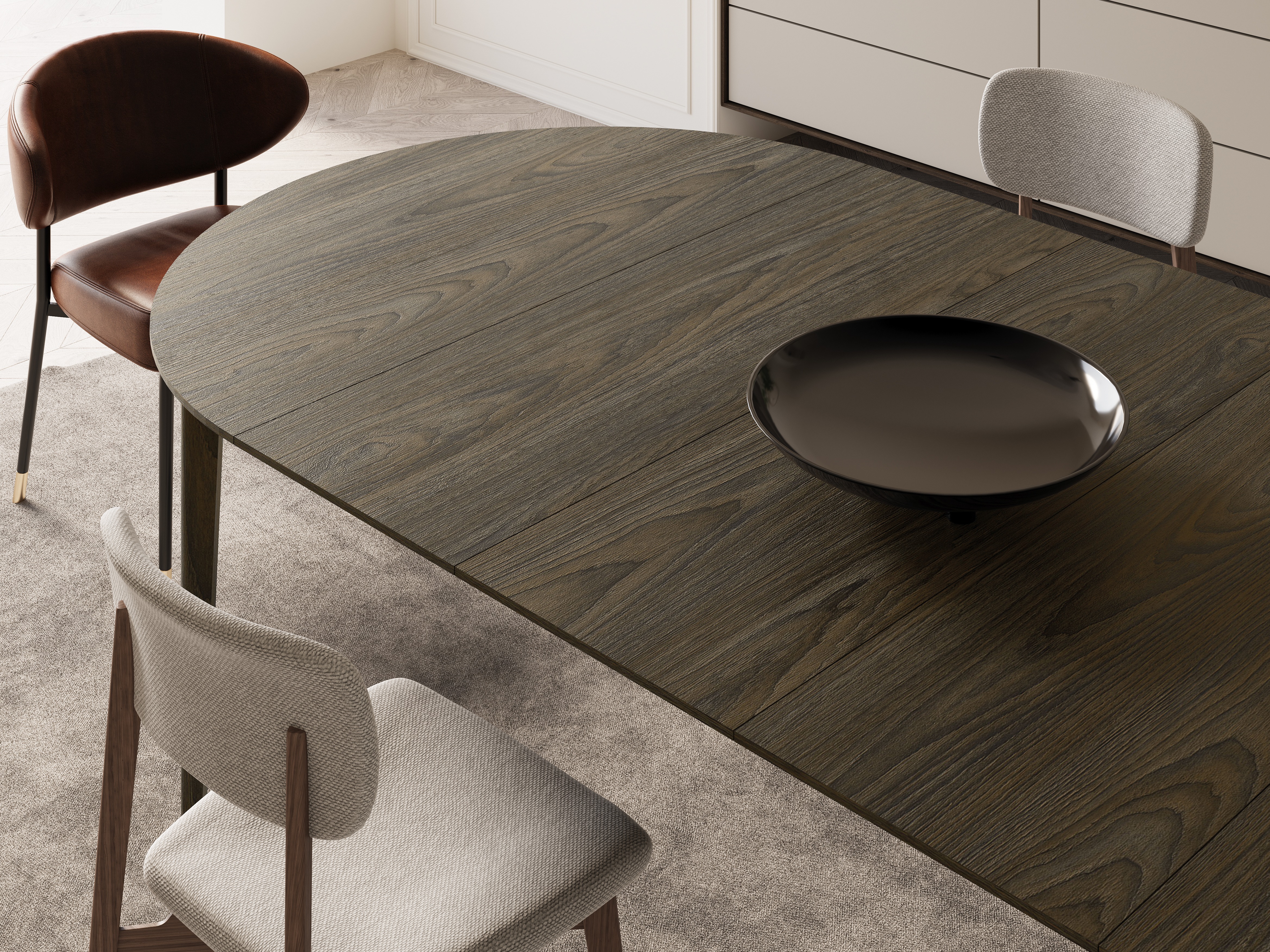 Маса Fresno 175 (Тъмен дъб)