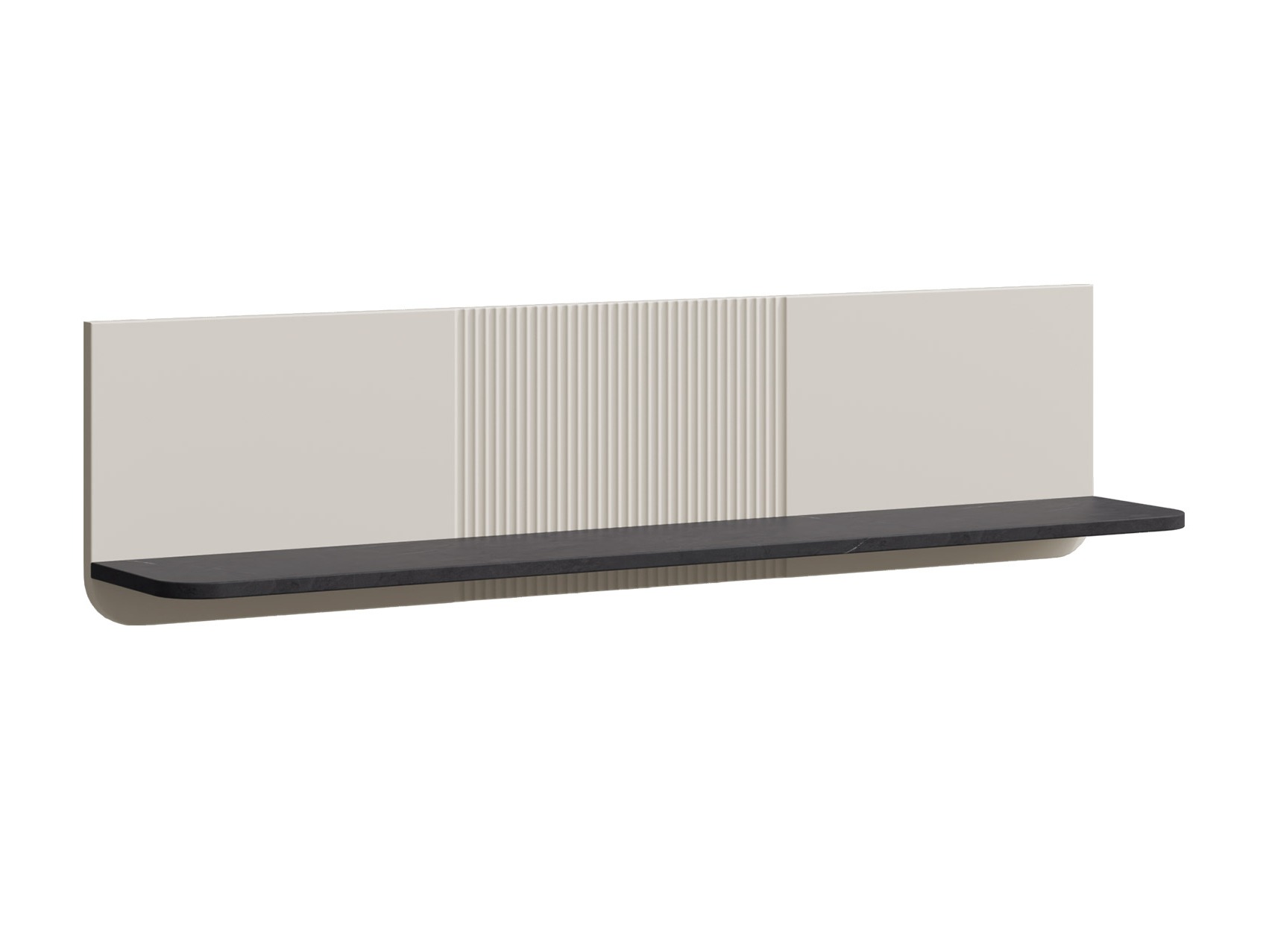 Стенна етажерка Lufela 118 (Кашмир + Сив мрамор)