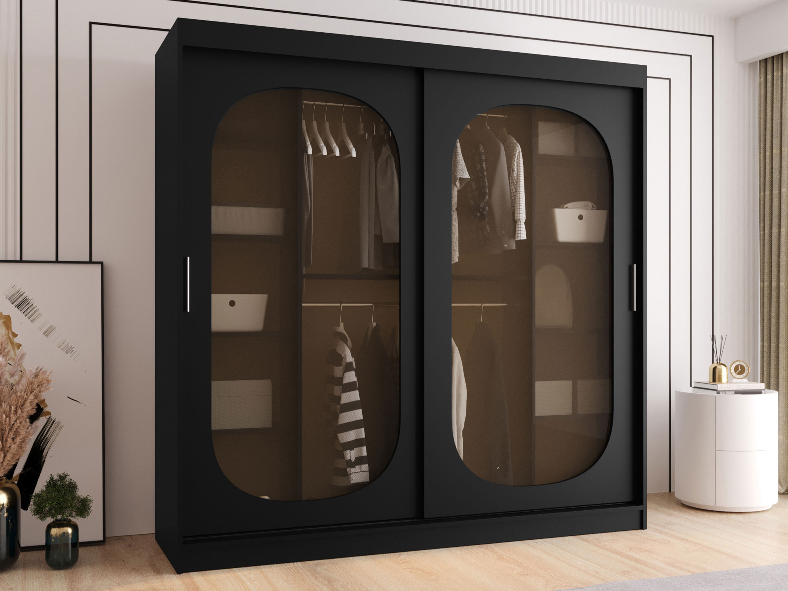 Гардероб Hartford 521 (Черен)