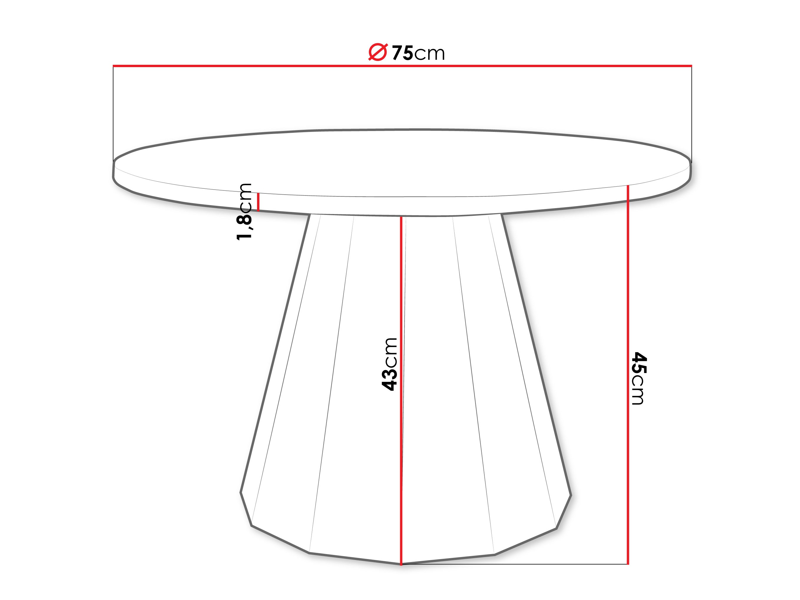Масичка за кафе Oswego 139 (Черен + Дъб)