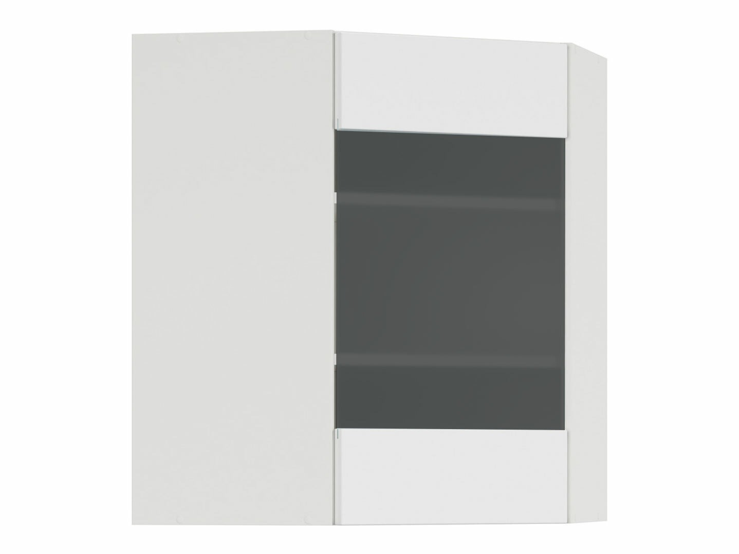 Модулен окачен ъглов шкаф Top White 160