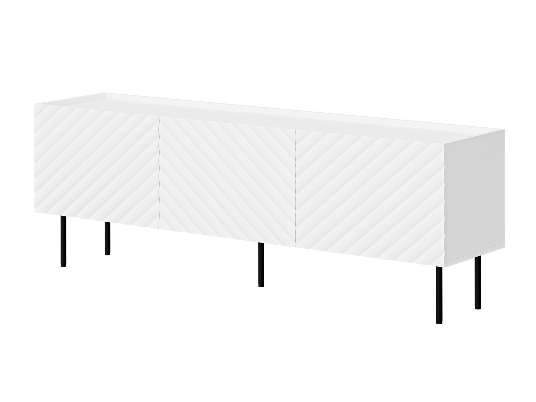 ТВ шкаф Sillen (Бял)