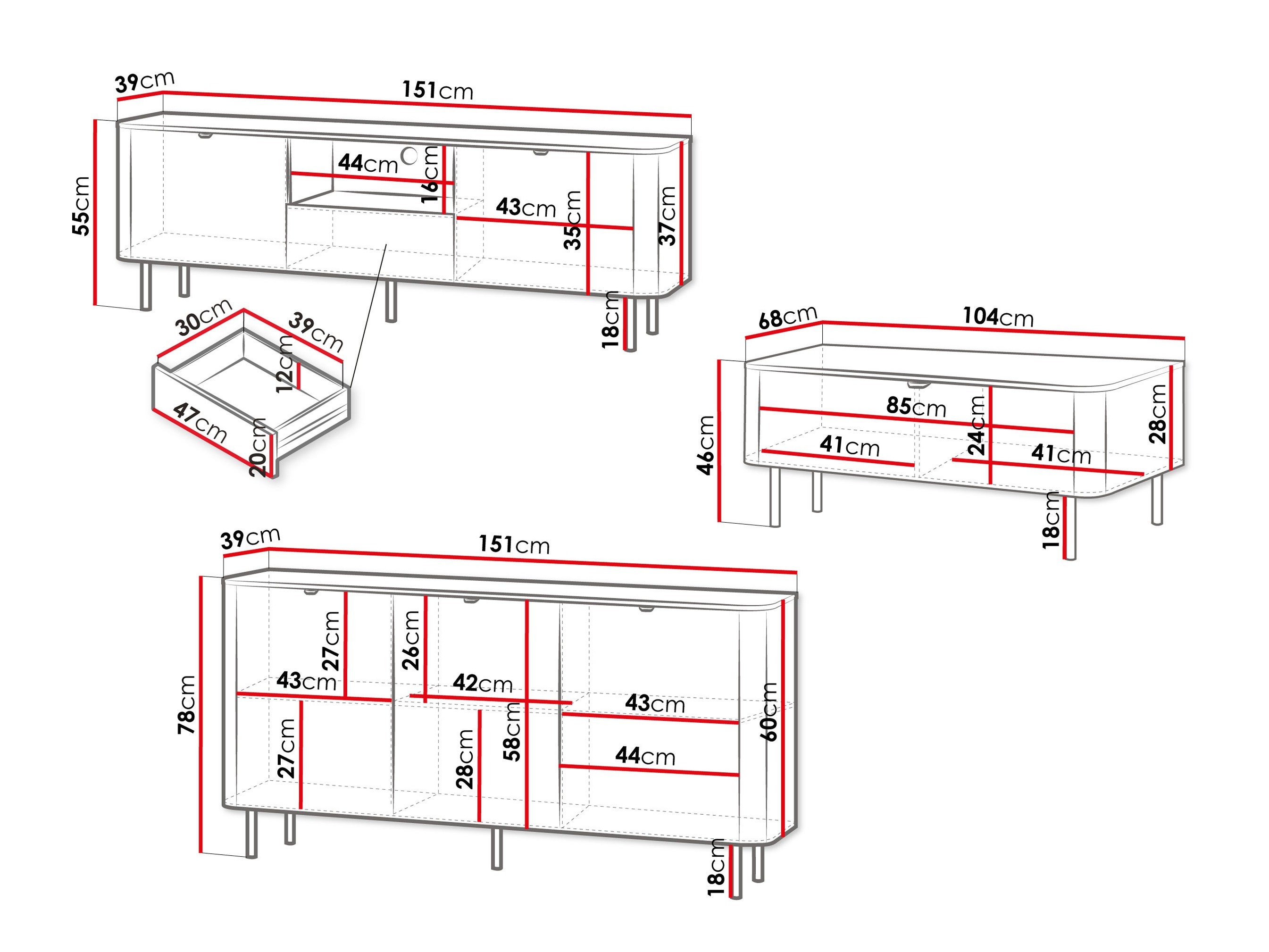 Комплект за хол Epulos I