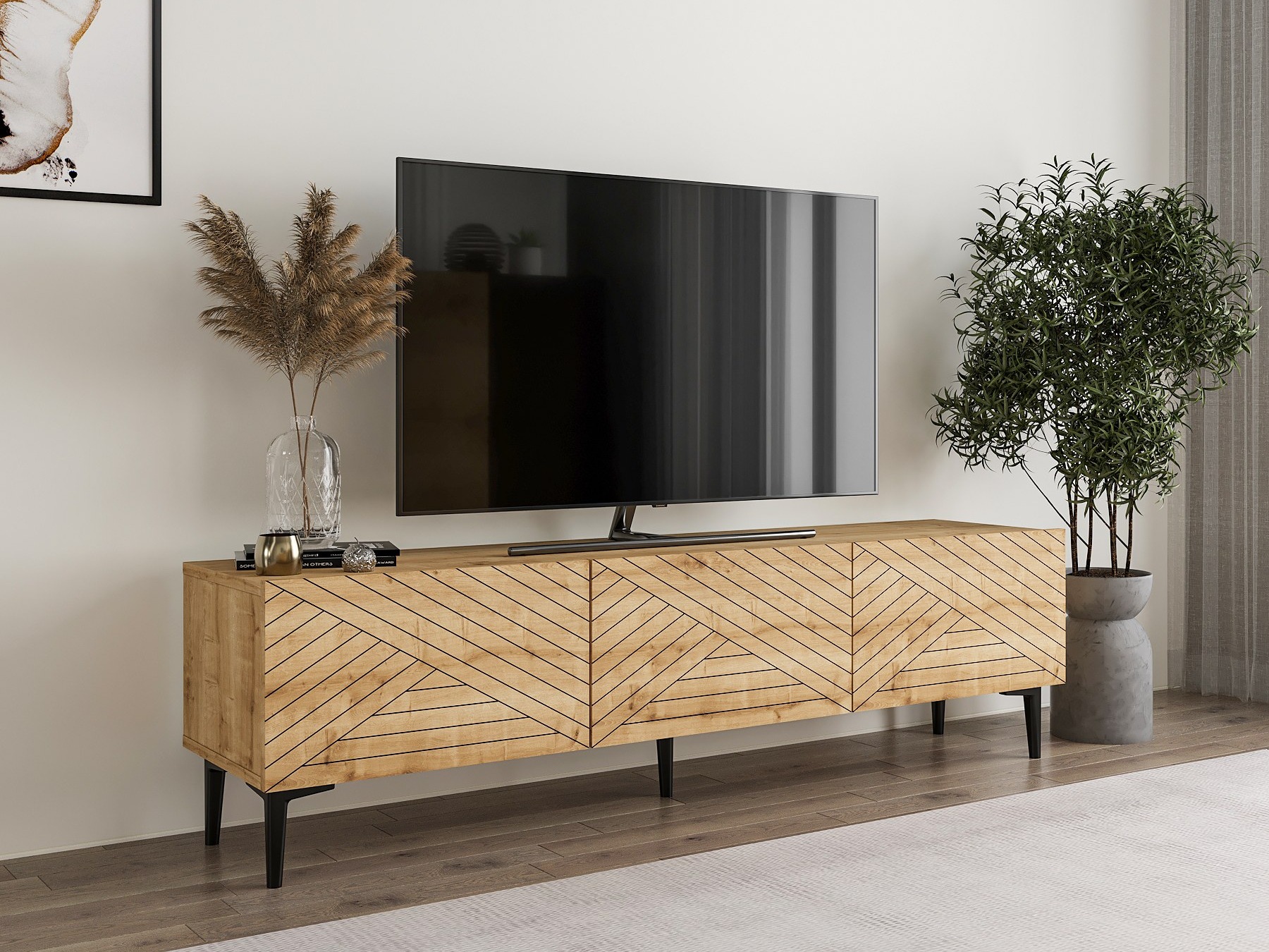 ТВ шкаф Kailua 2536 (Дъб)