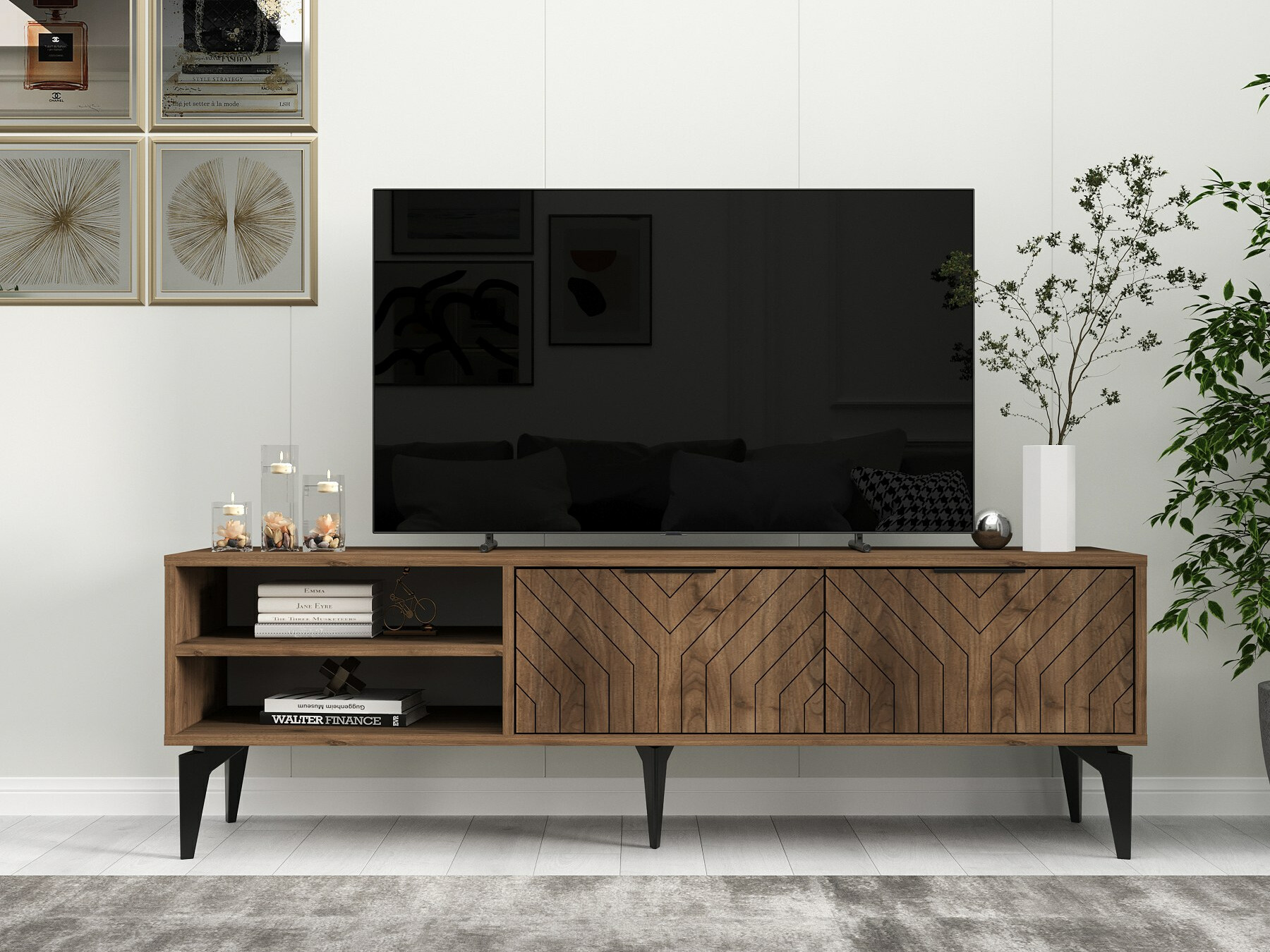 ТВ шкаф Kailua 2538 (Орех)