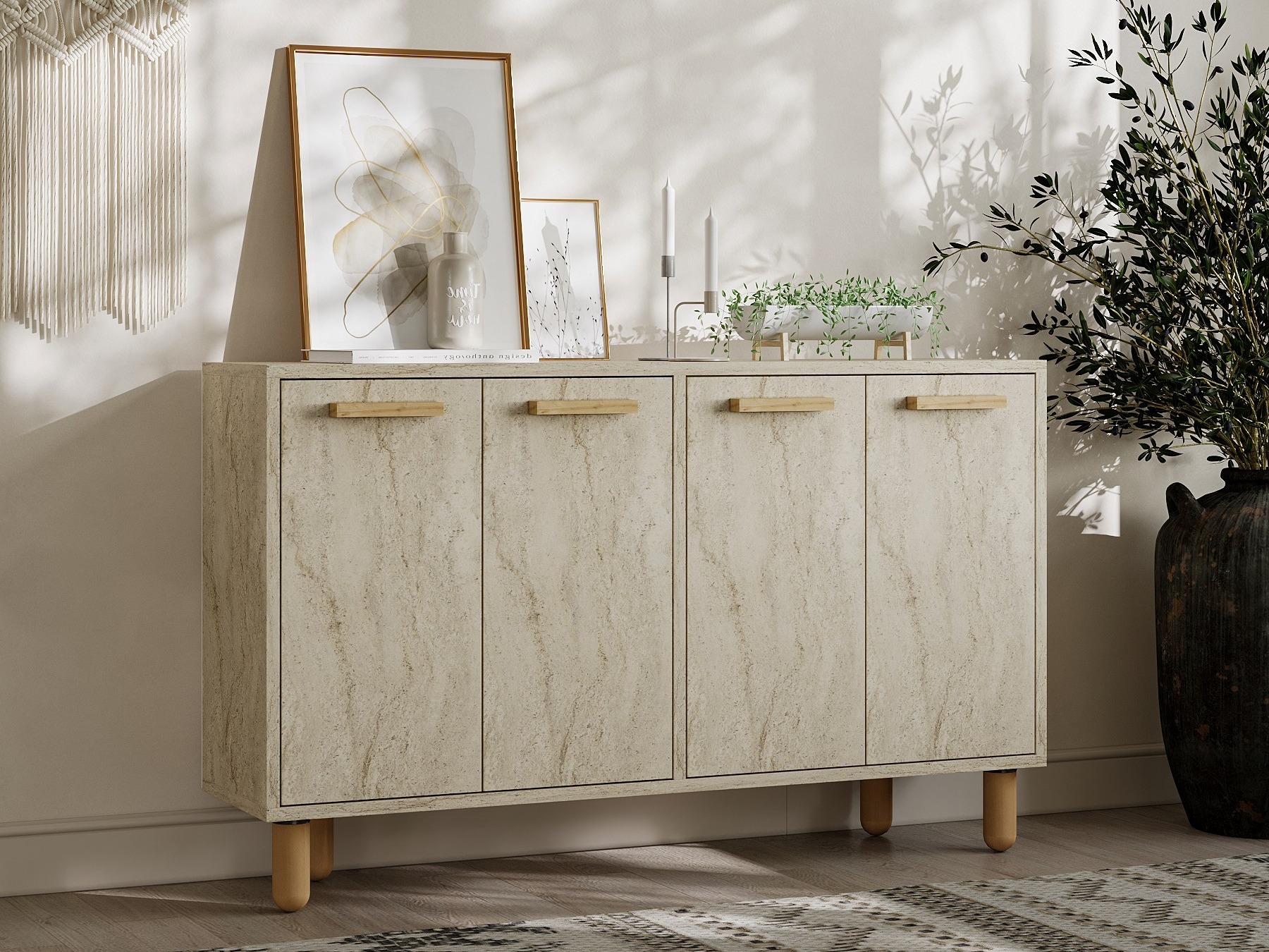 Шкаф Kailua 2542 (Светлокафяво)