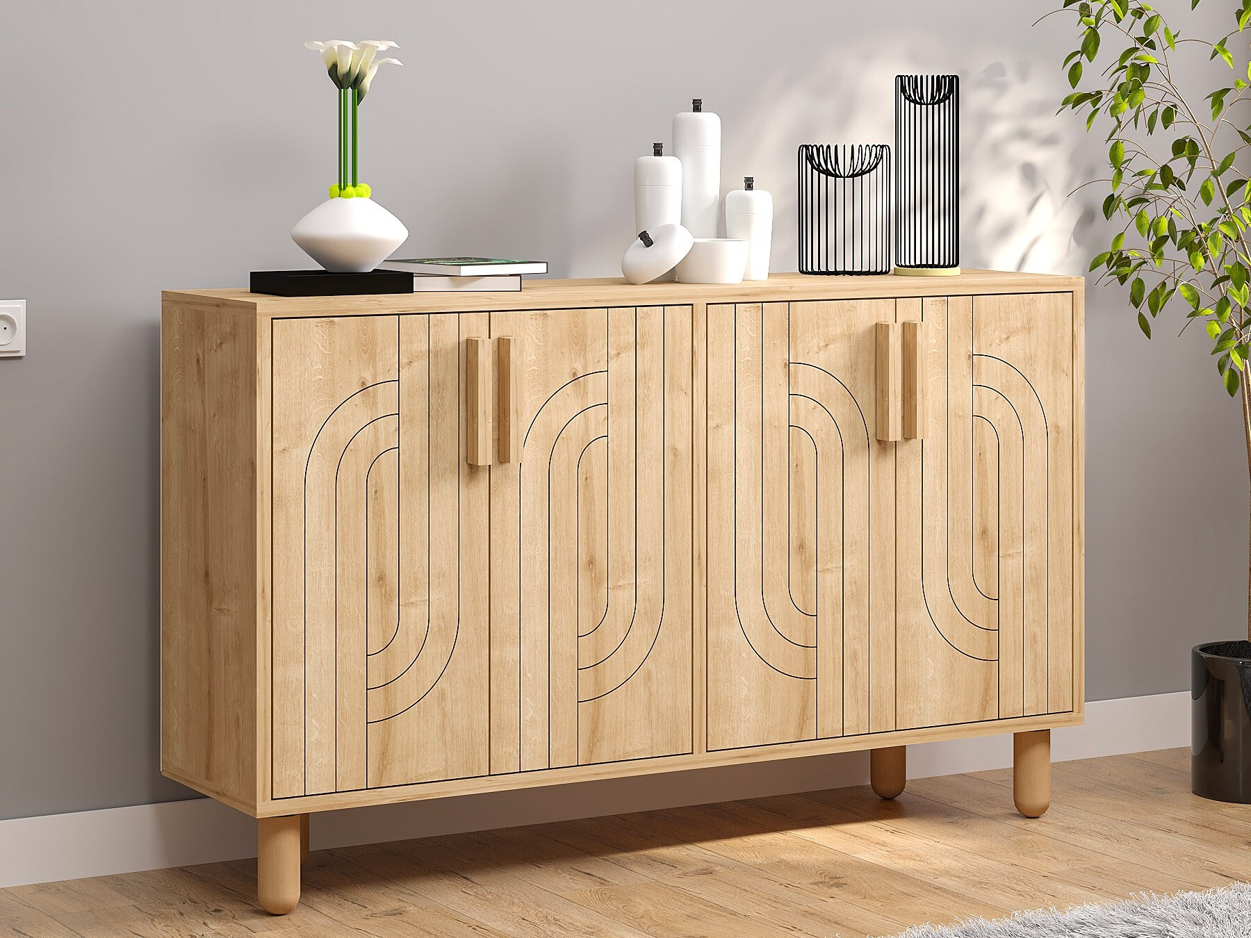 Шкаф Kailua 2544 (Дъб)