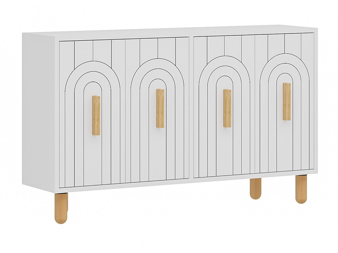 Шкаф Kailua 2545 (Бял)