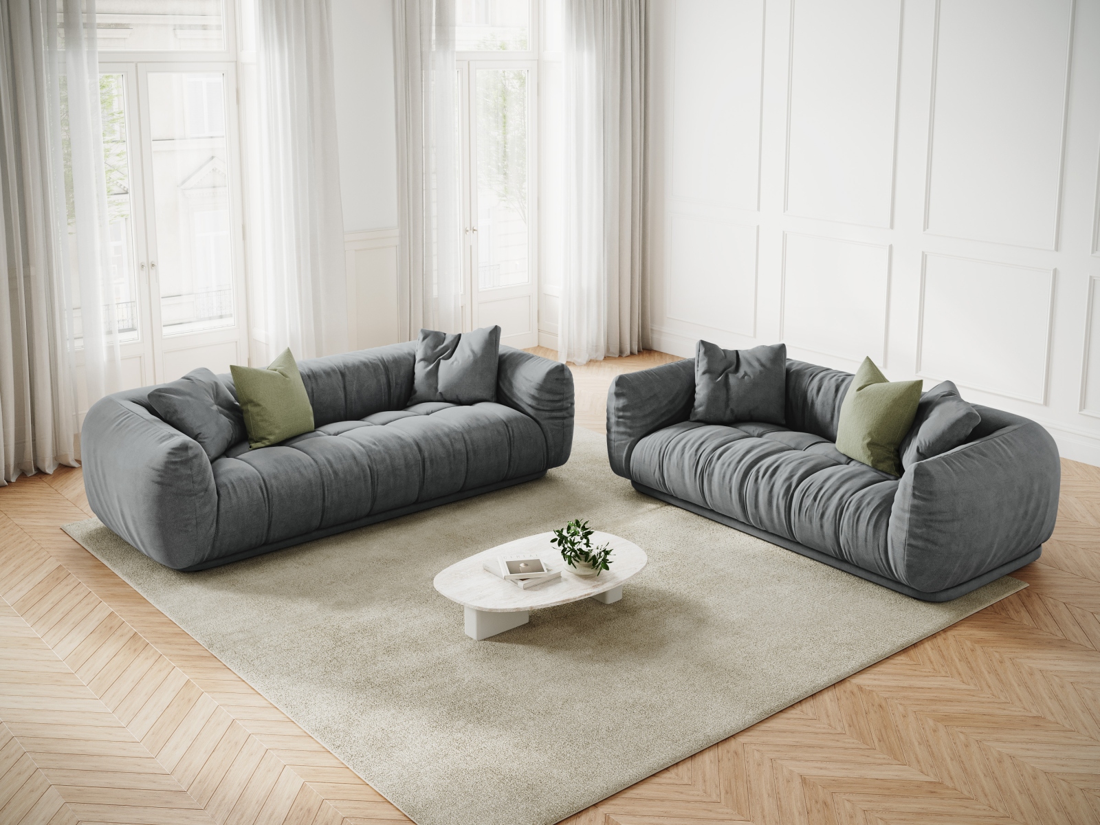 Диван Beckley 174 (Heritage Ash)