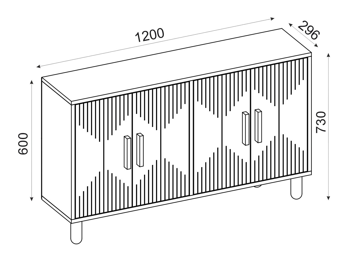 Шкаф Kailua 2546 (Антрацит)