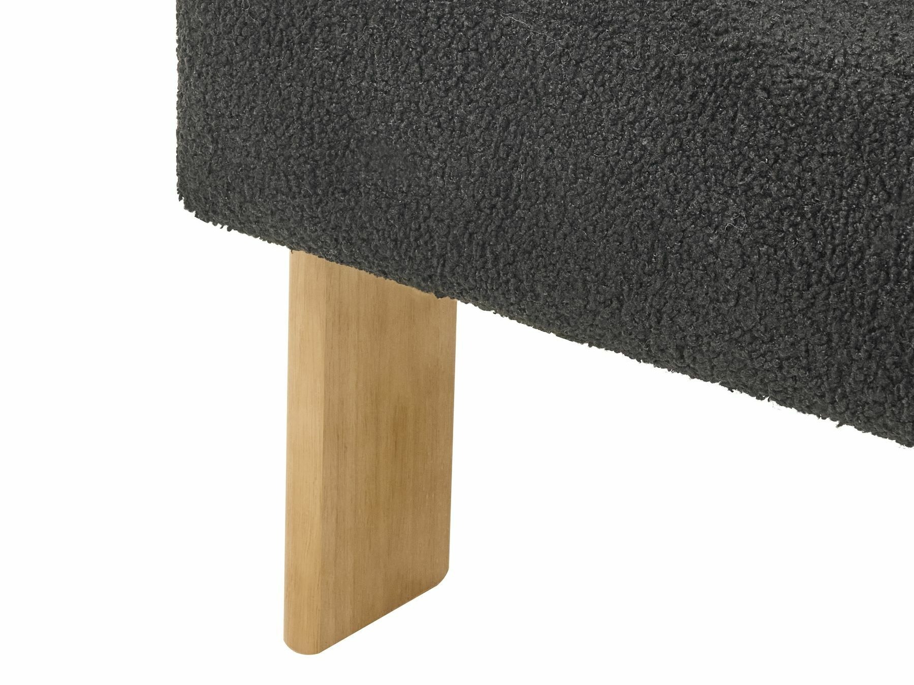 Комплект мека мебел Berwyn 2710 (Черен + Ярък дърво)