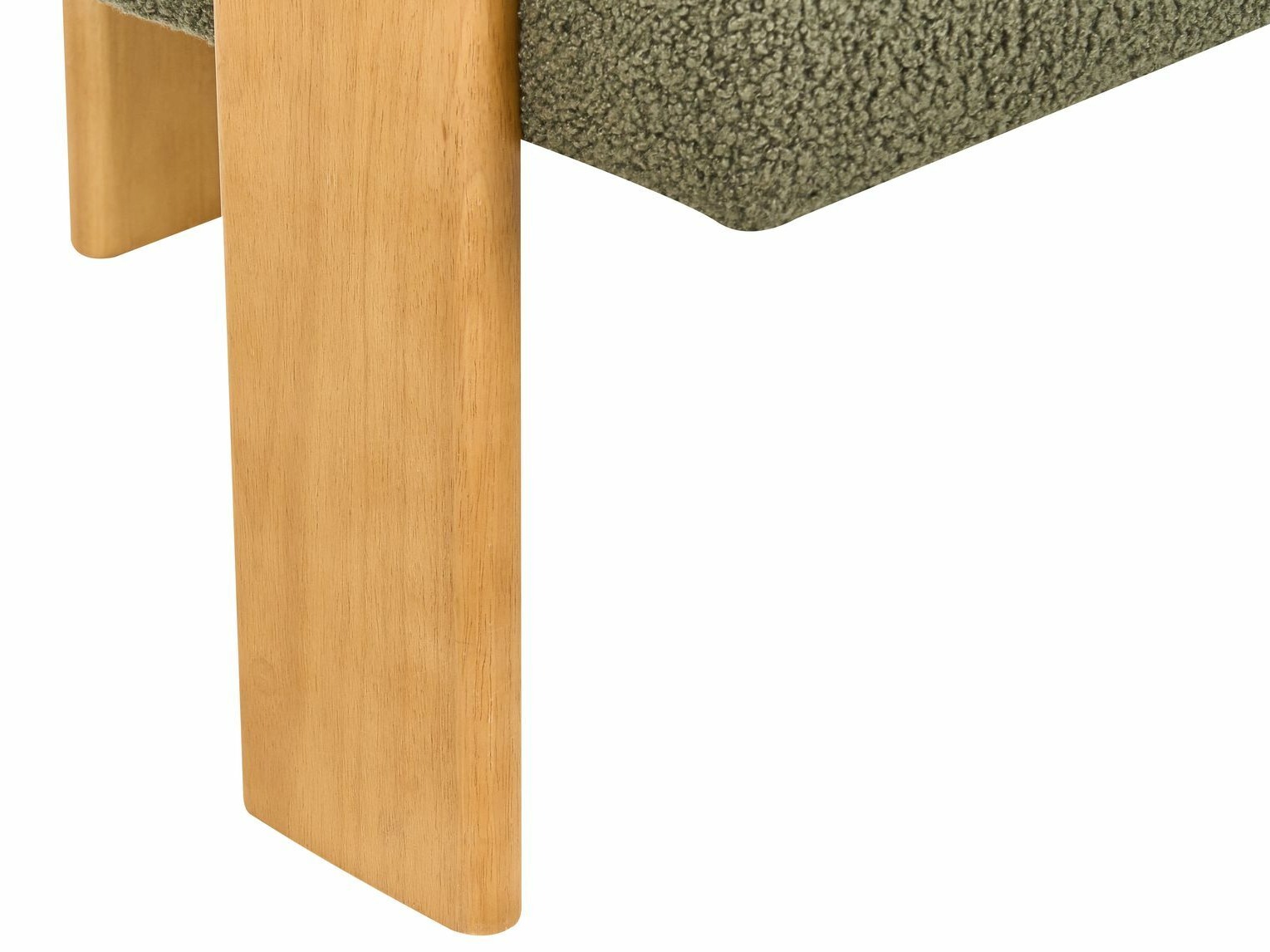 Тапицирана пейка Berwyn 2709 (Зелен + Ярък дърво)