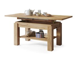 Трансформираща се масичка за кафе Glendale 100 (Занаятчийски златен дъб)