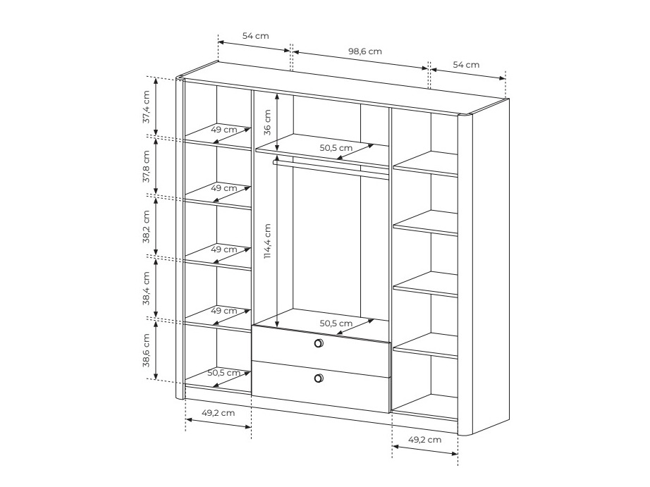 Гардероб Odesonu 100
