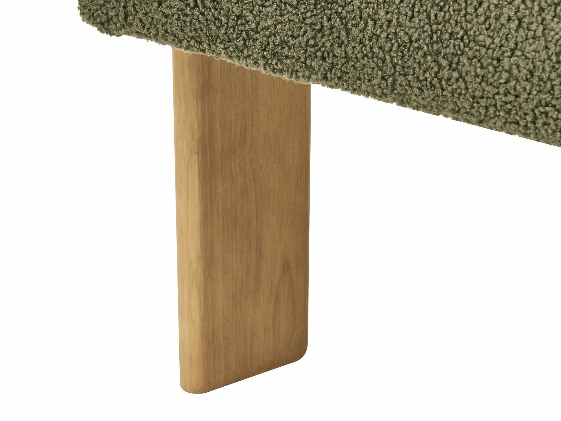 Комплект мека мебел Berwyn 2710 (Зелен + Ярък дърво)