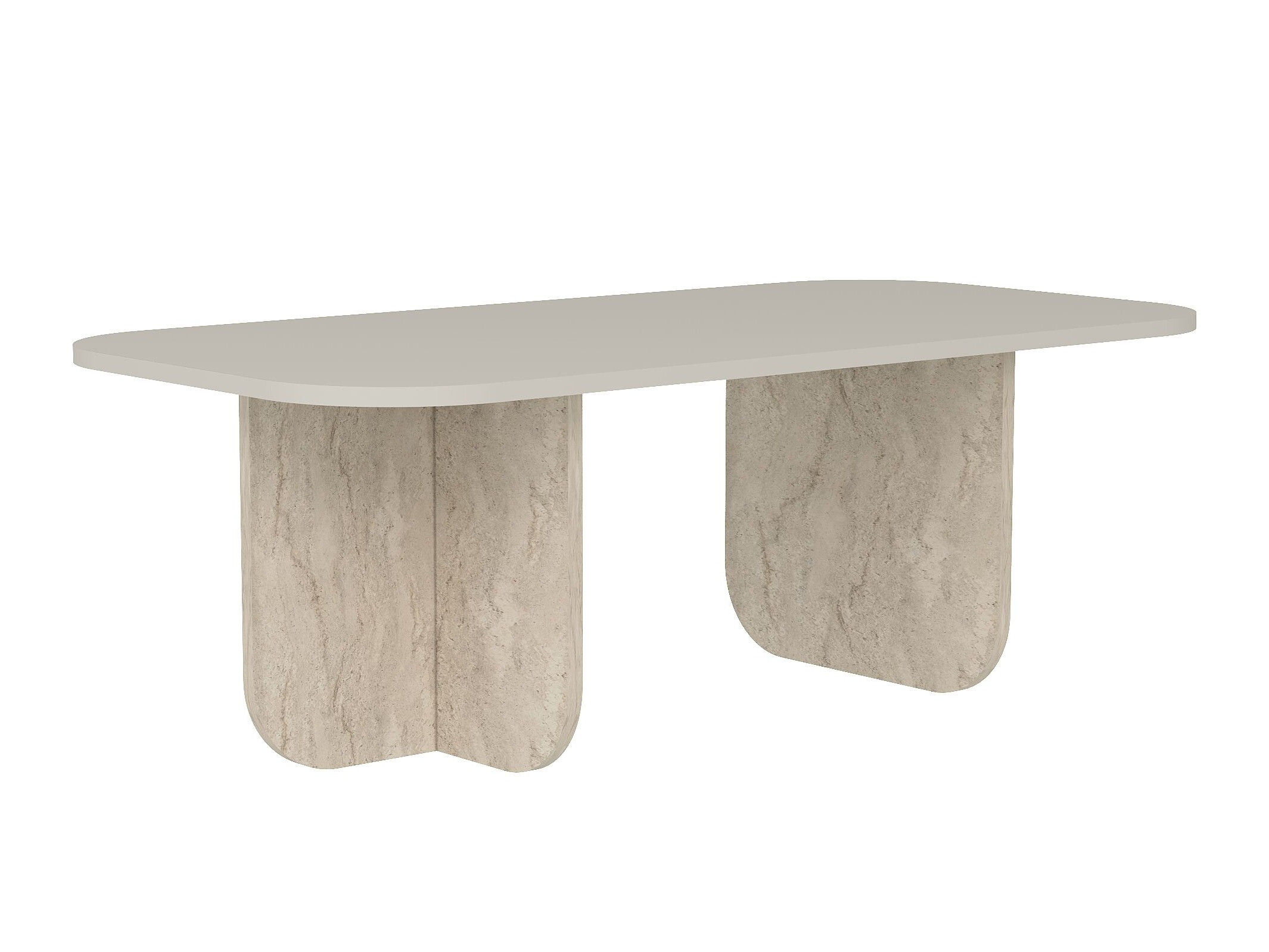 Масичка за кафе и списания Kailua 2560 (Бежов + Светъл Travertine)