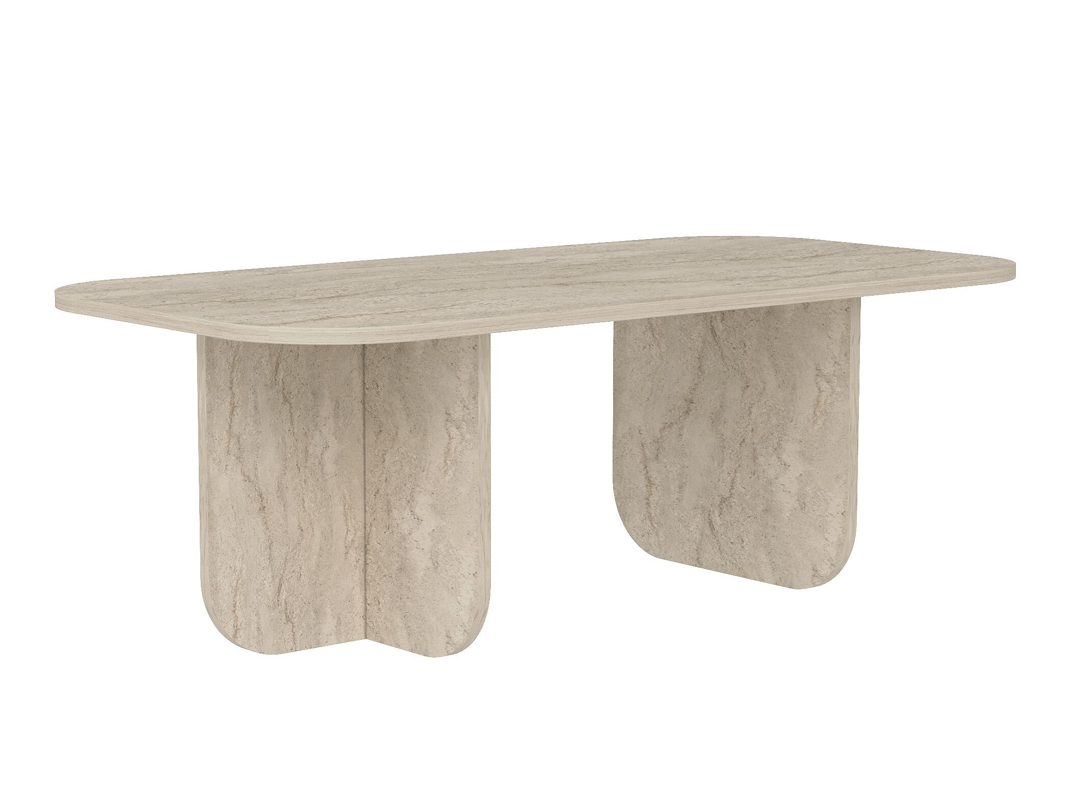 Масичка за кафе Kailua 2560 (Светъл Travertine)