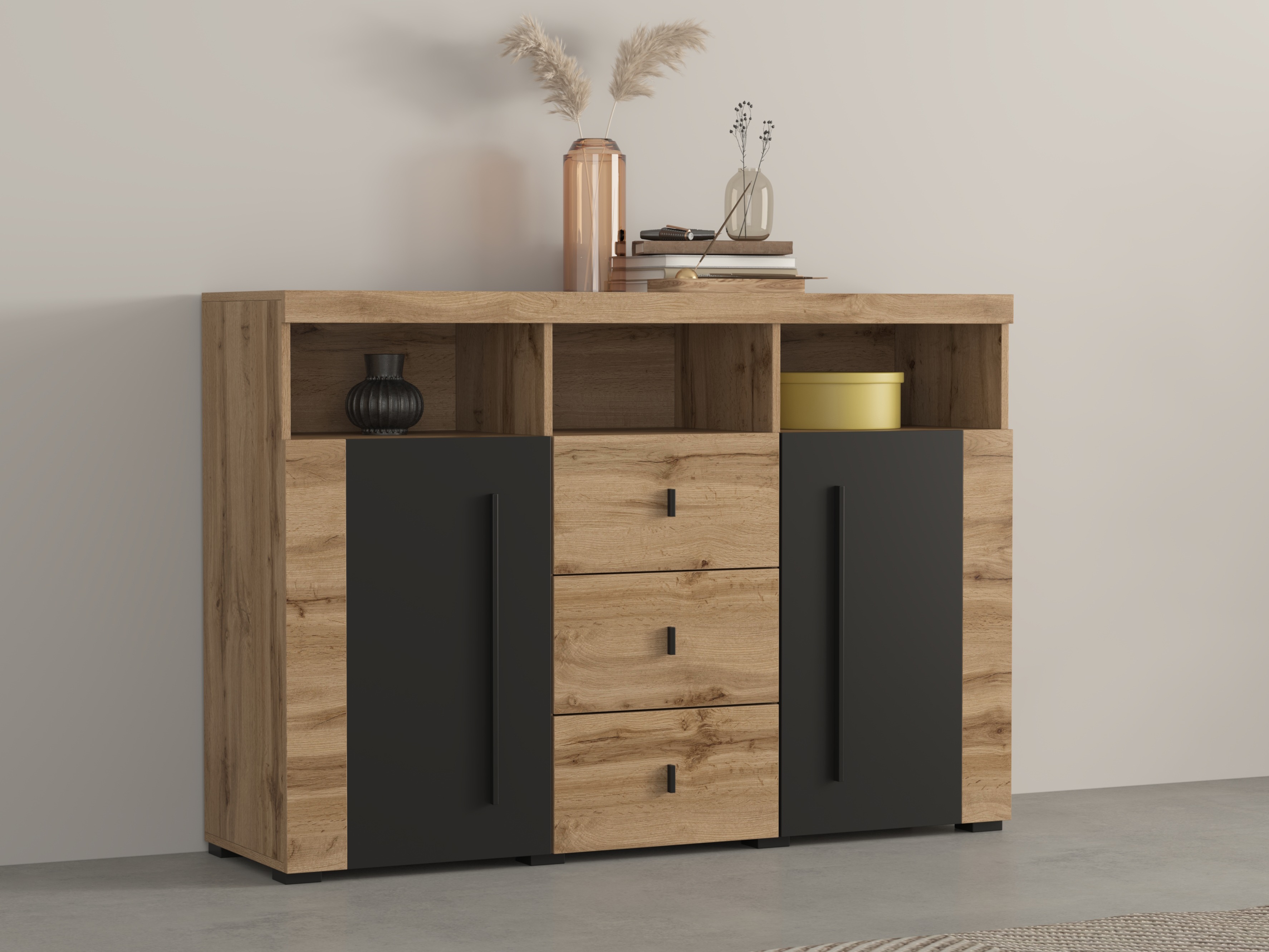 Скрин Sorciro 101 (Черен + Дъб уотан)