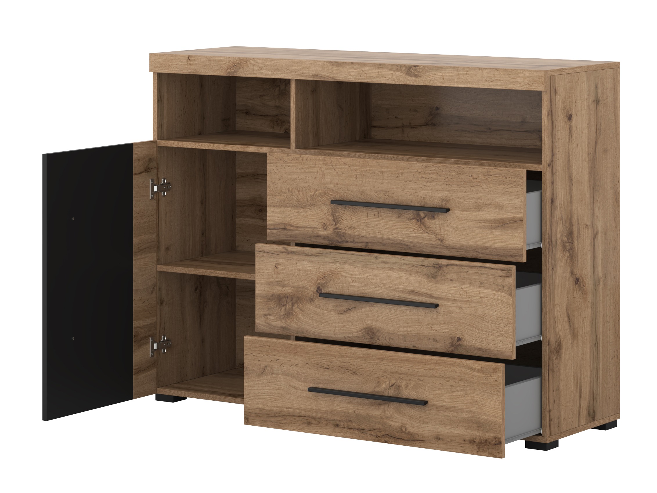 Скрин Sorciro 102 (Черен + Дъб уотан)