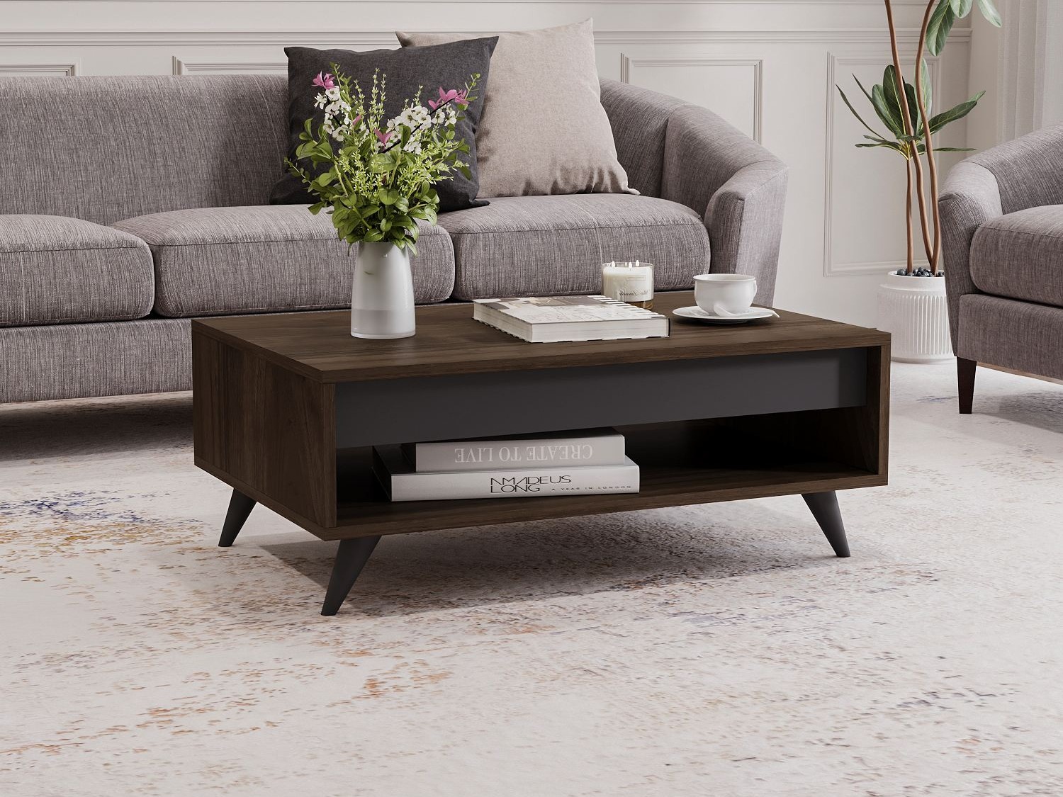 Масичка за кафе Kailua 2561 (Орех)