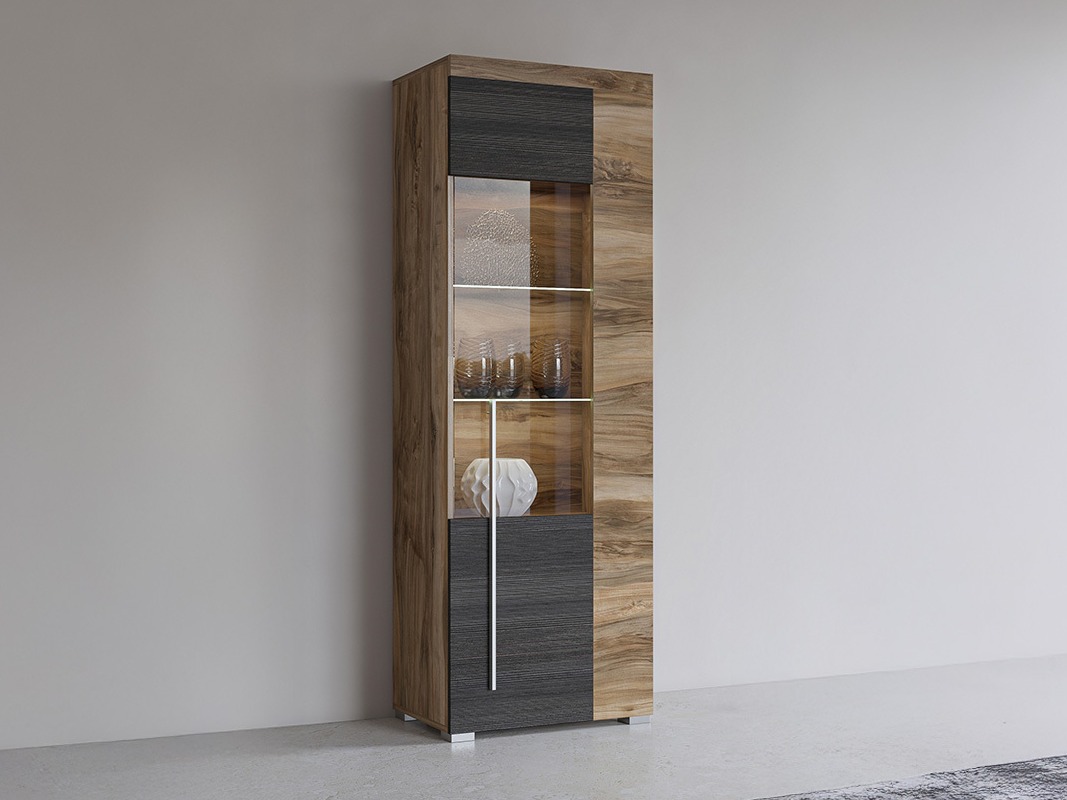 Етажерка Sorciro 104 (Opex + Тъмен дъб)