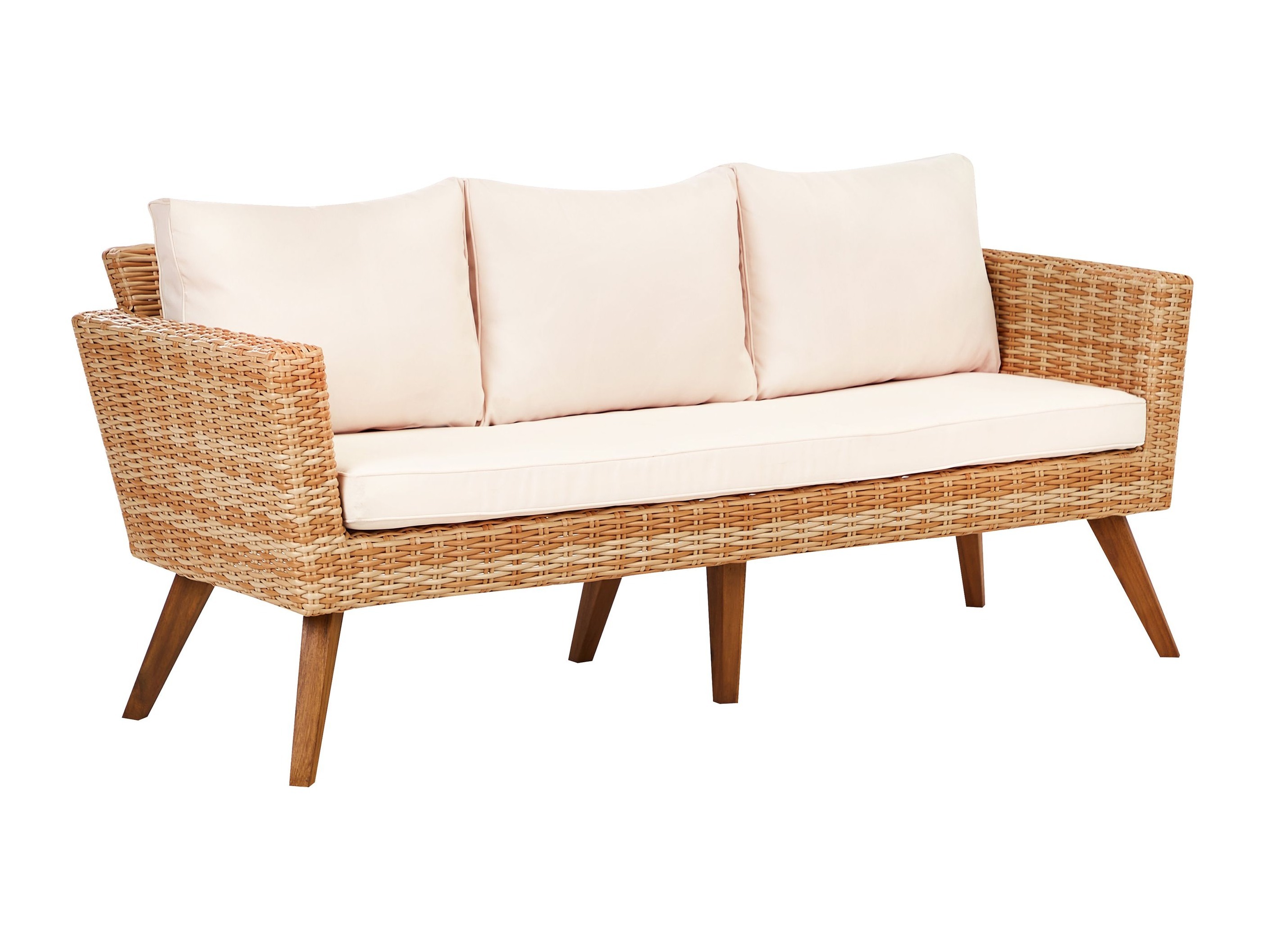 Градински комплект Berwyn 2712 (Светлокафяво + Бял)