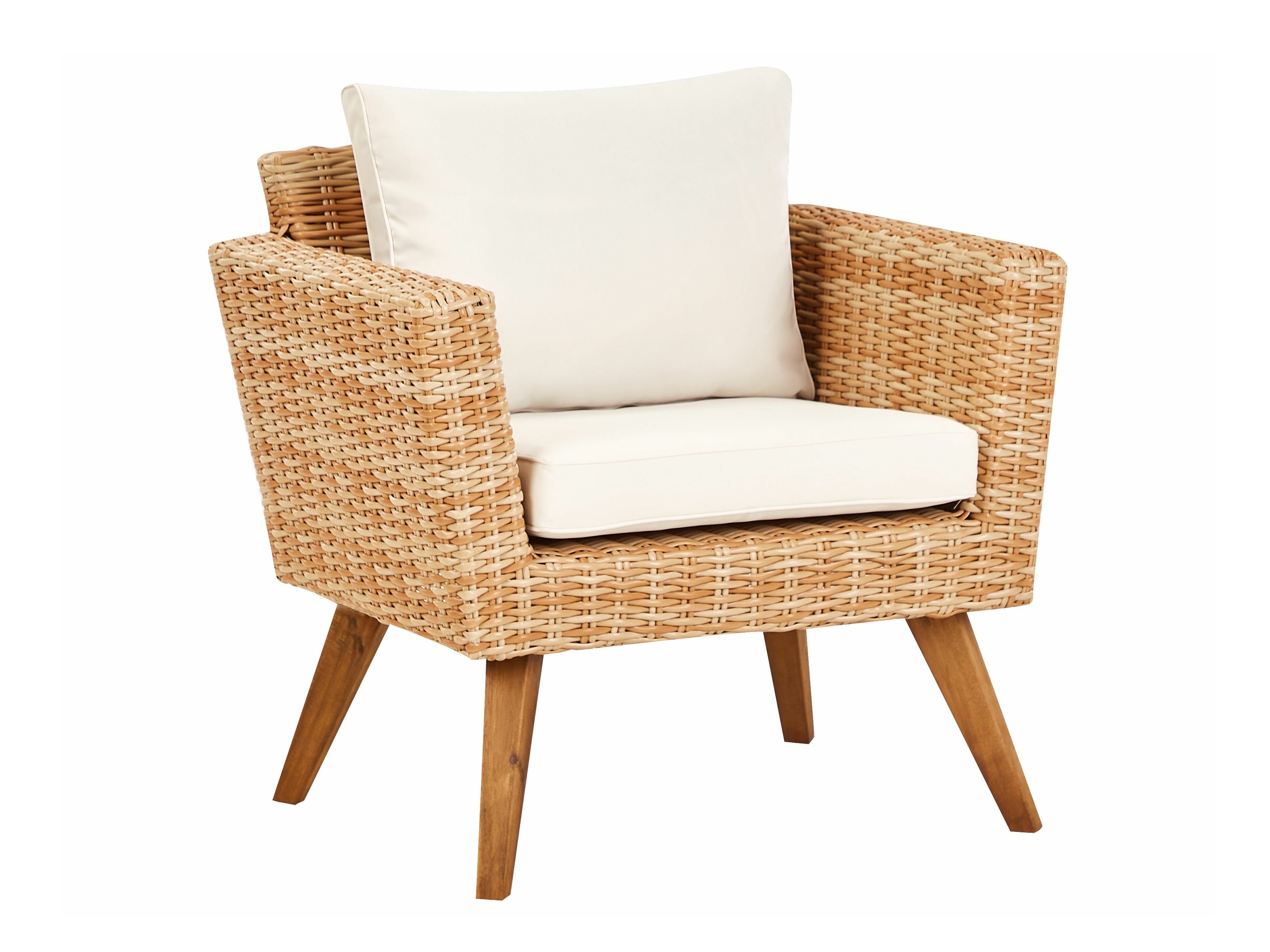 Градински комплект Berwyn 2712 (Светлокафяво + Бял)