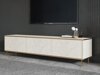 ТВ шкаф Kailua 2573 (Светъл Travertine + Златно)