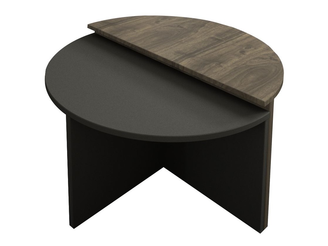 Комплект масички за кафе Kailua 2581 (Антрацит + Орех)