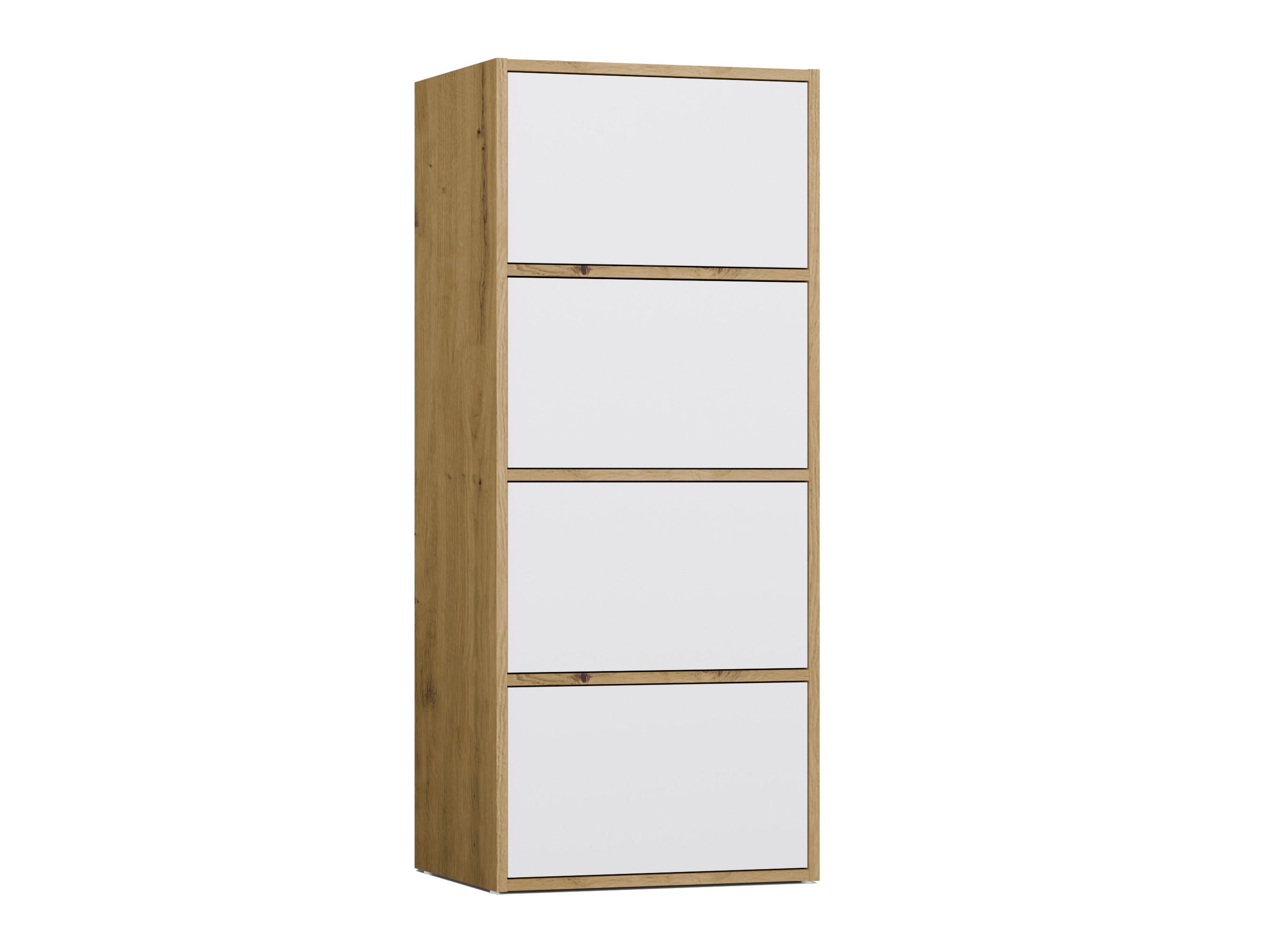 Шкаф Mandeville 298 (Бял + Artisan дъб)