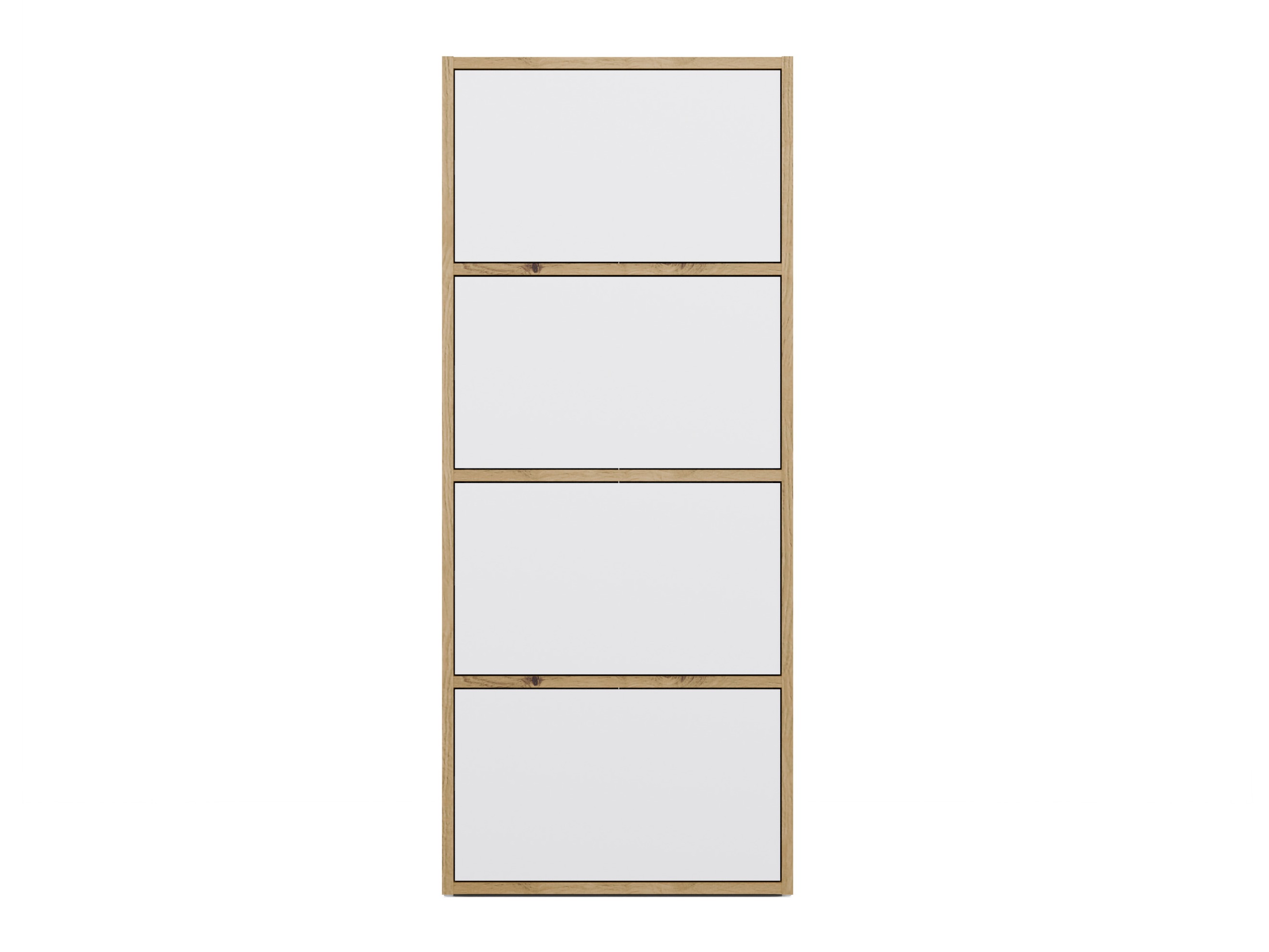 Шкаф Mandeville 298 (Бял + Artisan дъб)