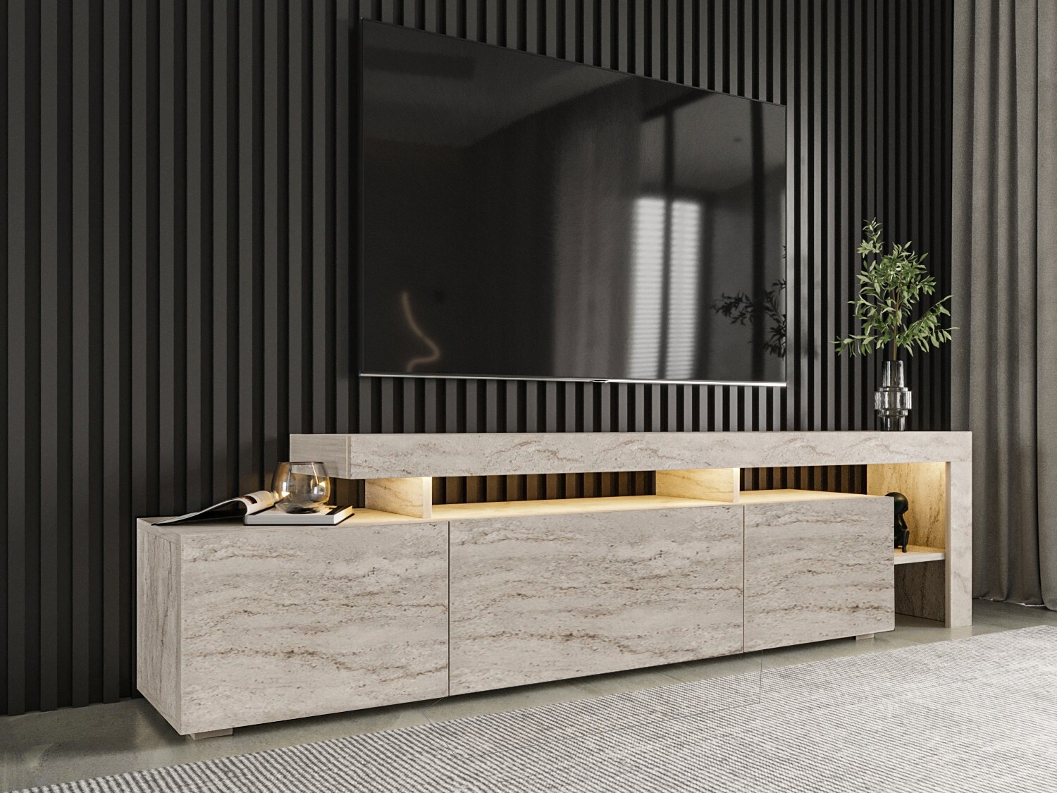 ТВ шкаф Kailua 292 (Лек травертин)