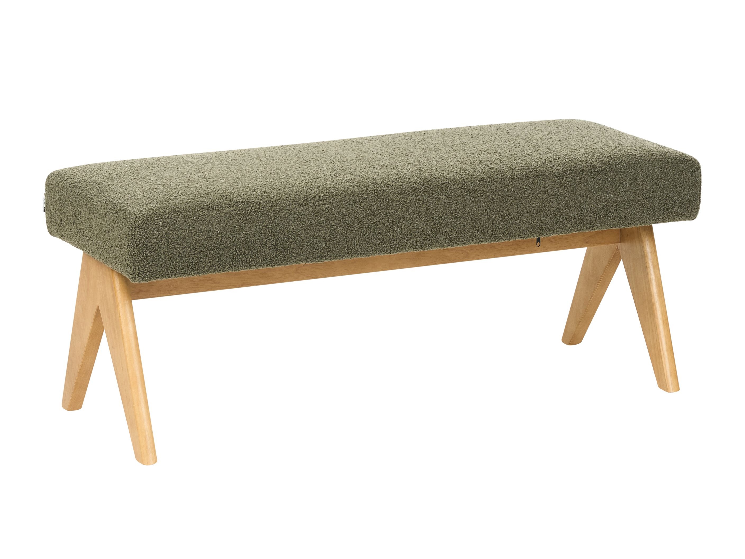 Комплект мека мебел Berwyn 2715 (Зелен + Ярък дърво)