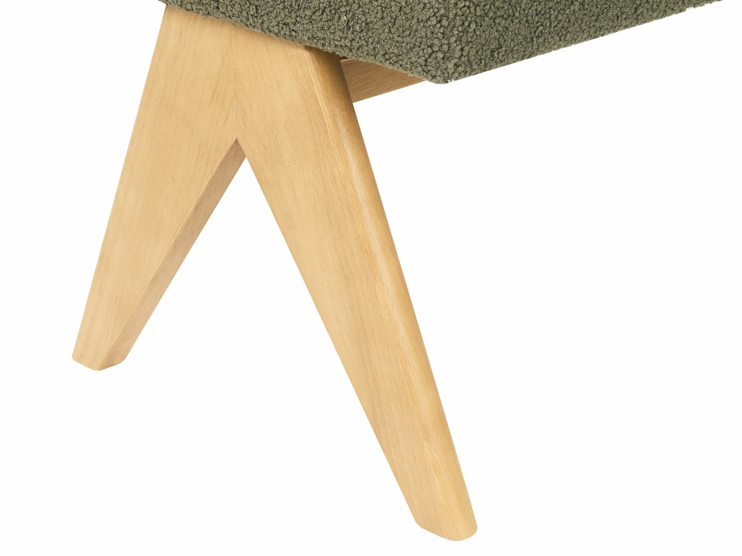 Комплект мека мебел Berwyn 2715 (Зелен + Ярък дърво)