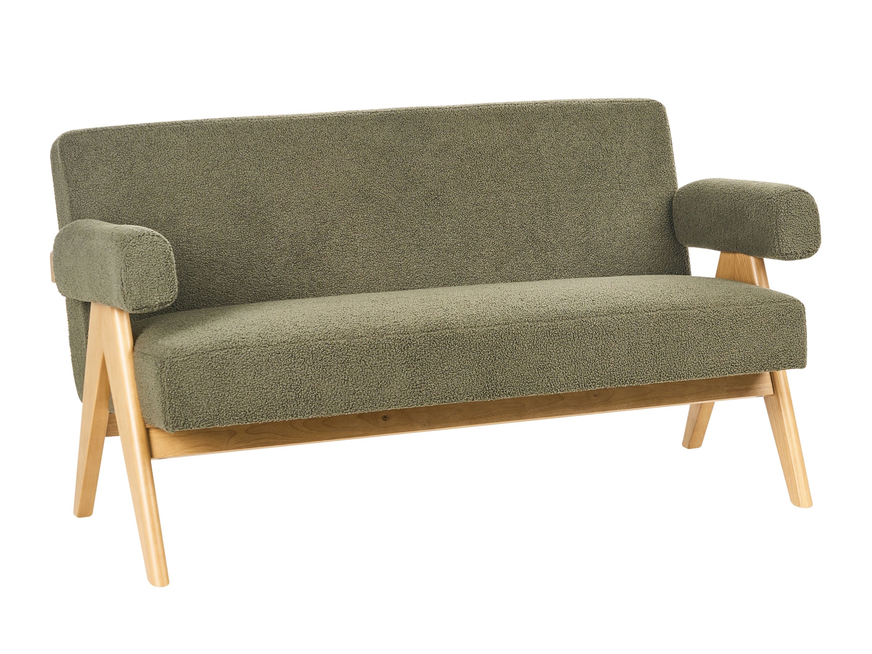 Тапицирана пейка Berwyn 2713 (Зелен + Ярък дърво)