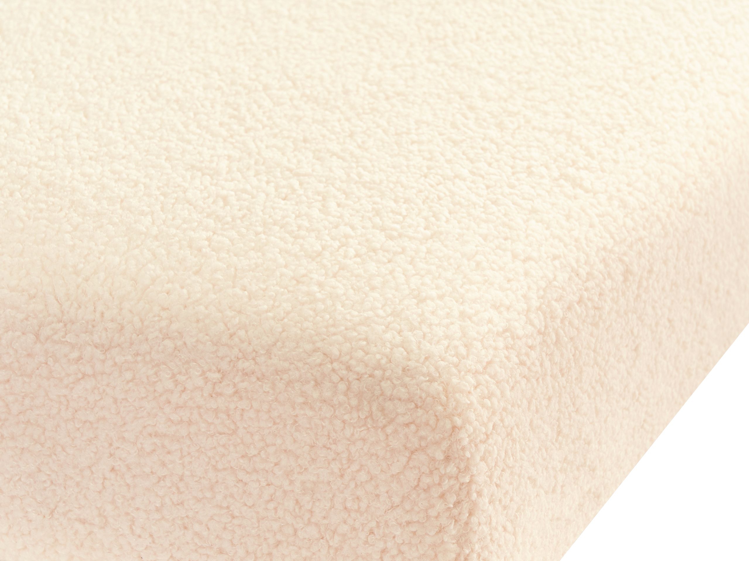 Тапицирана пейка Berwyn 2714 (Бял + Ярък дърво)