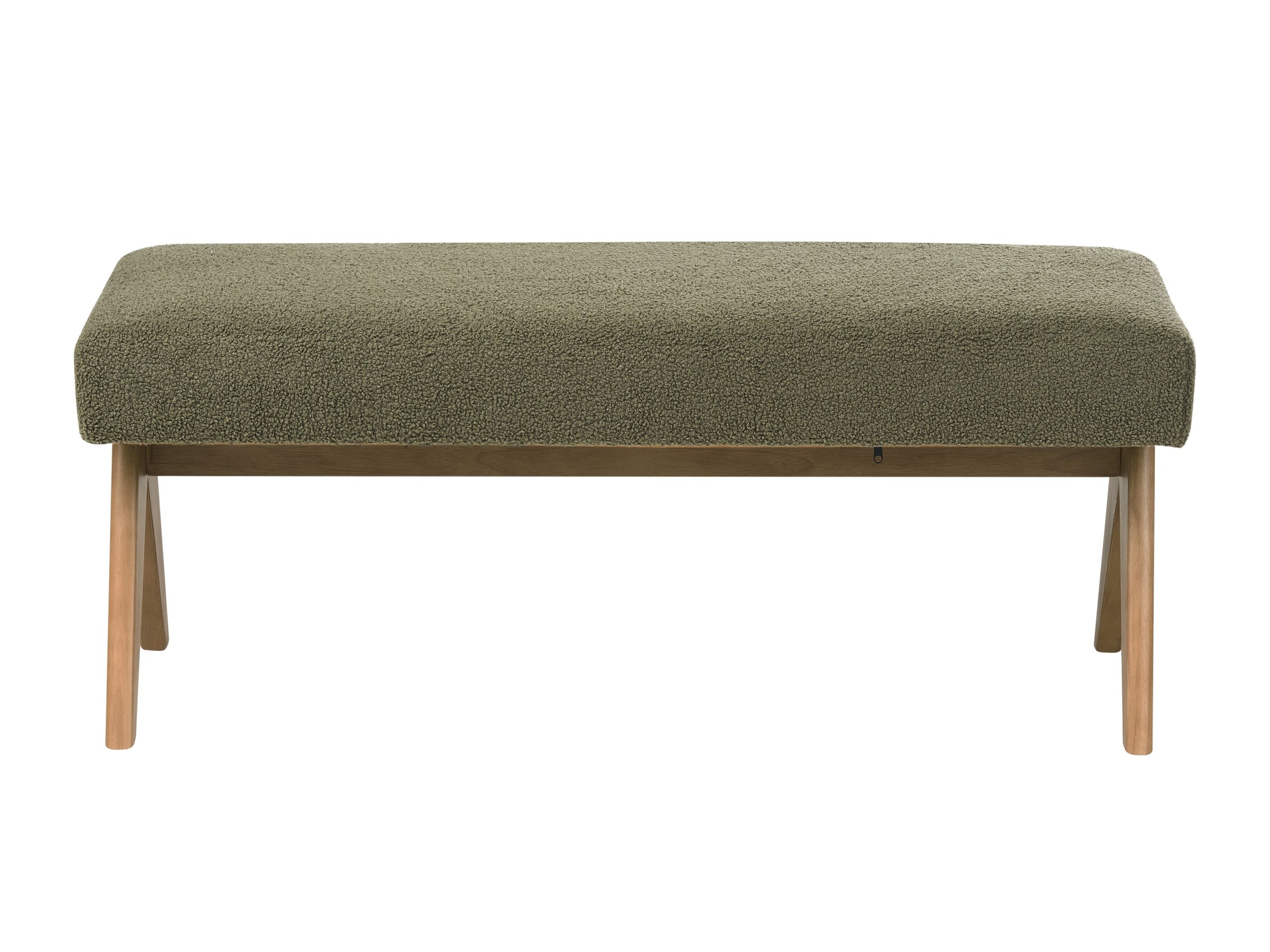 Тапицирана пейка Berwyn 2714 (Зелен + Тъмно дърво)