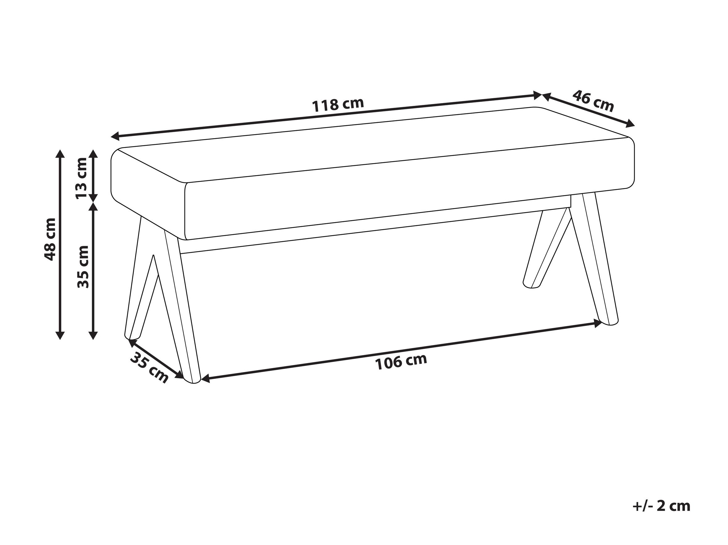 Тапицирана пейка Berwyn 2714 (Зелен + Тъмно дърво)