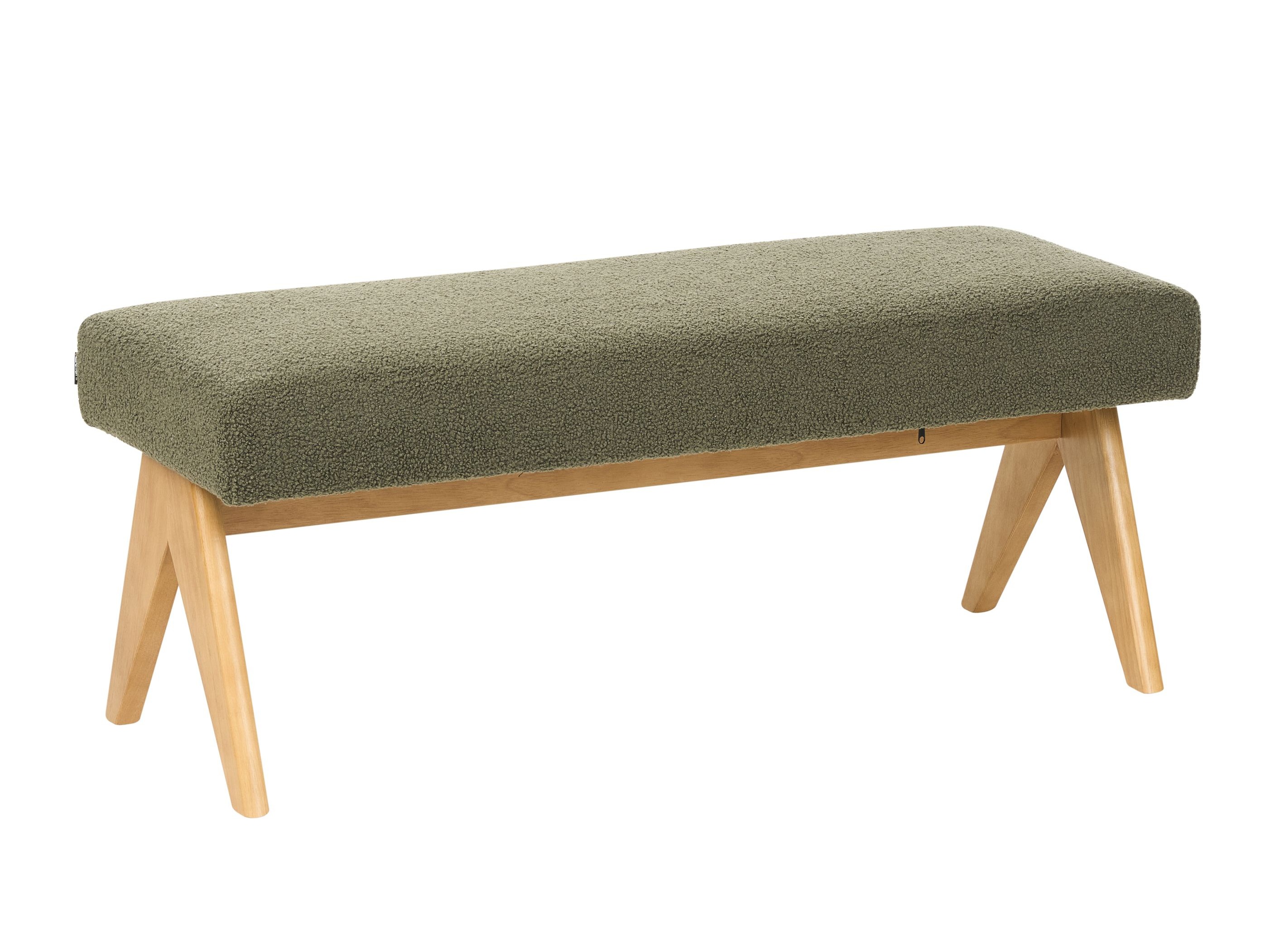 Тапицирана пейка Berwyn 2714 (Зелен + Ярък дърво)