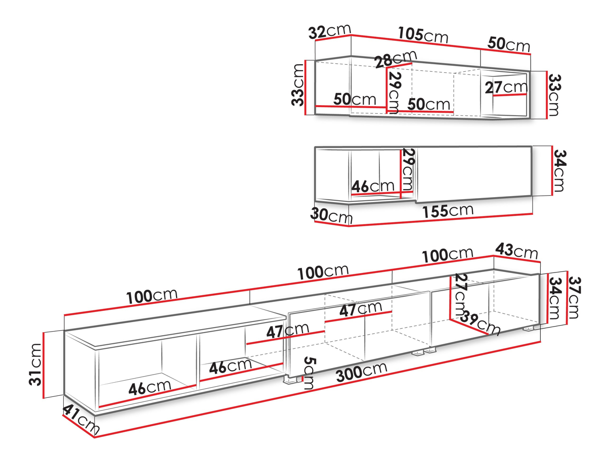 Комплект за хол Tivdalu 145 (Кашмир)