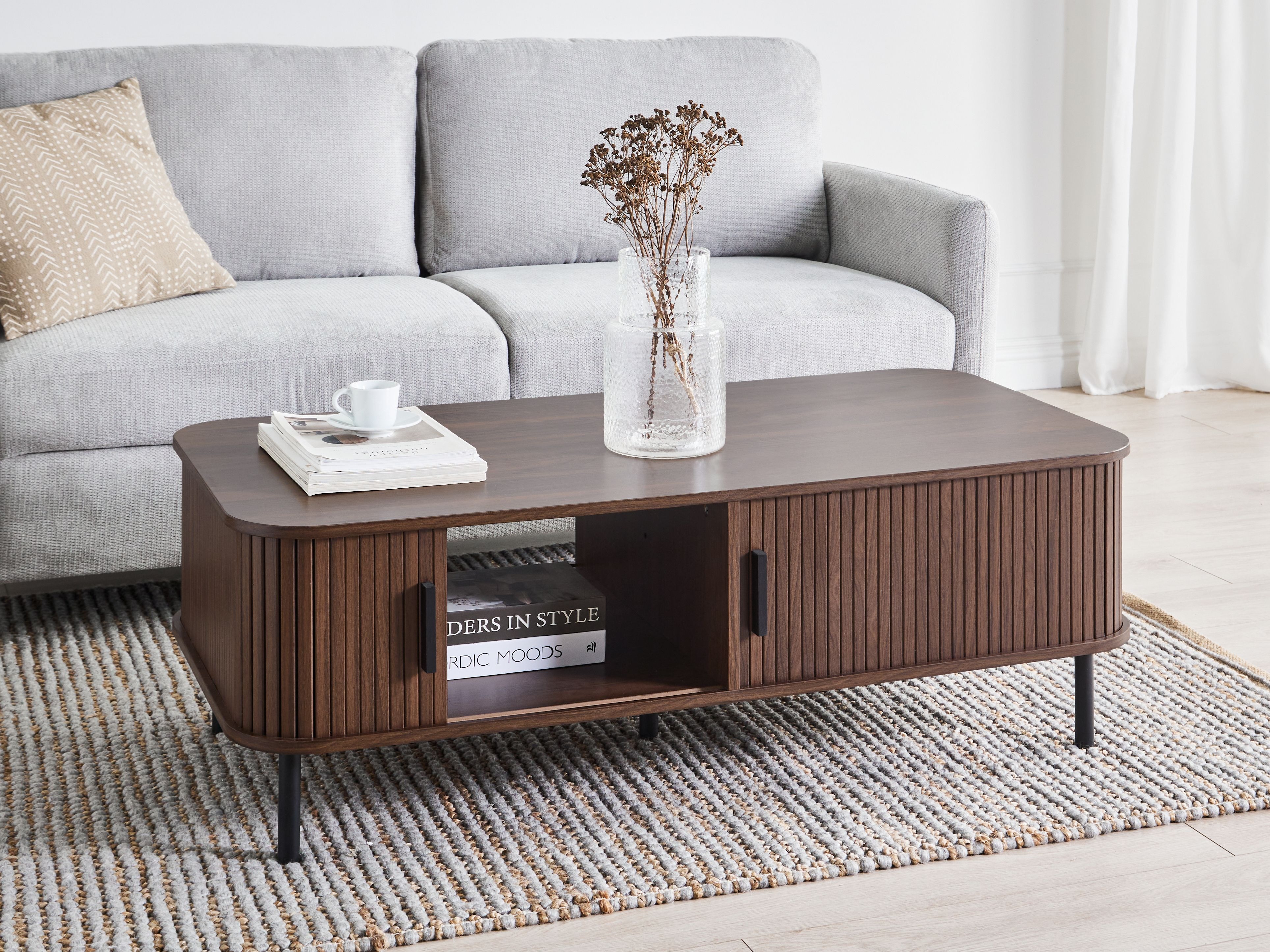 Масичка за кафе Fencalu 107 (Тъмнокафяв)