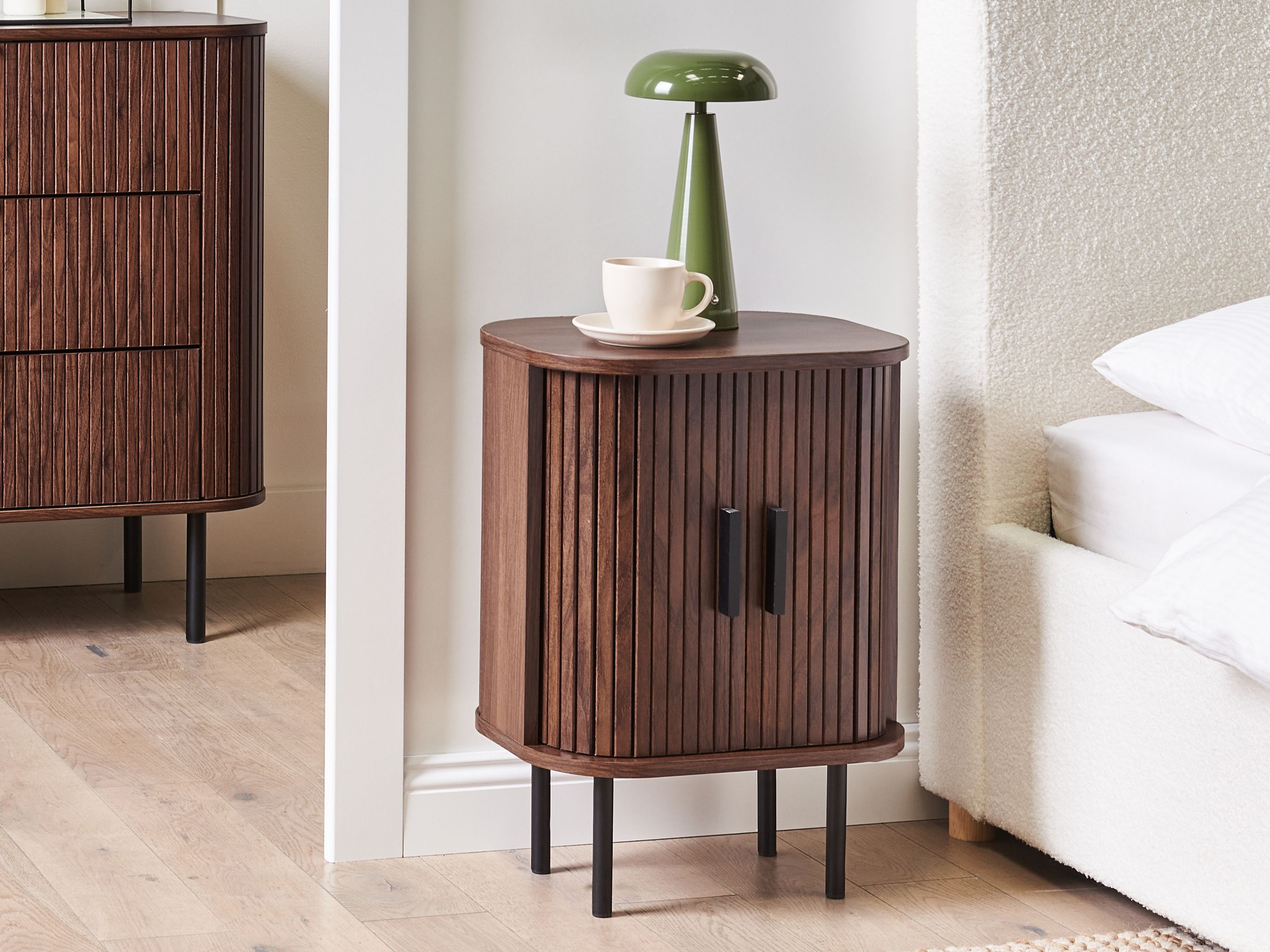 Нощно шкафче Fencalu 111 (Тъмнокафяв)