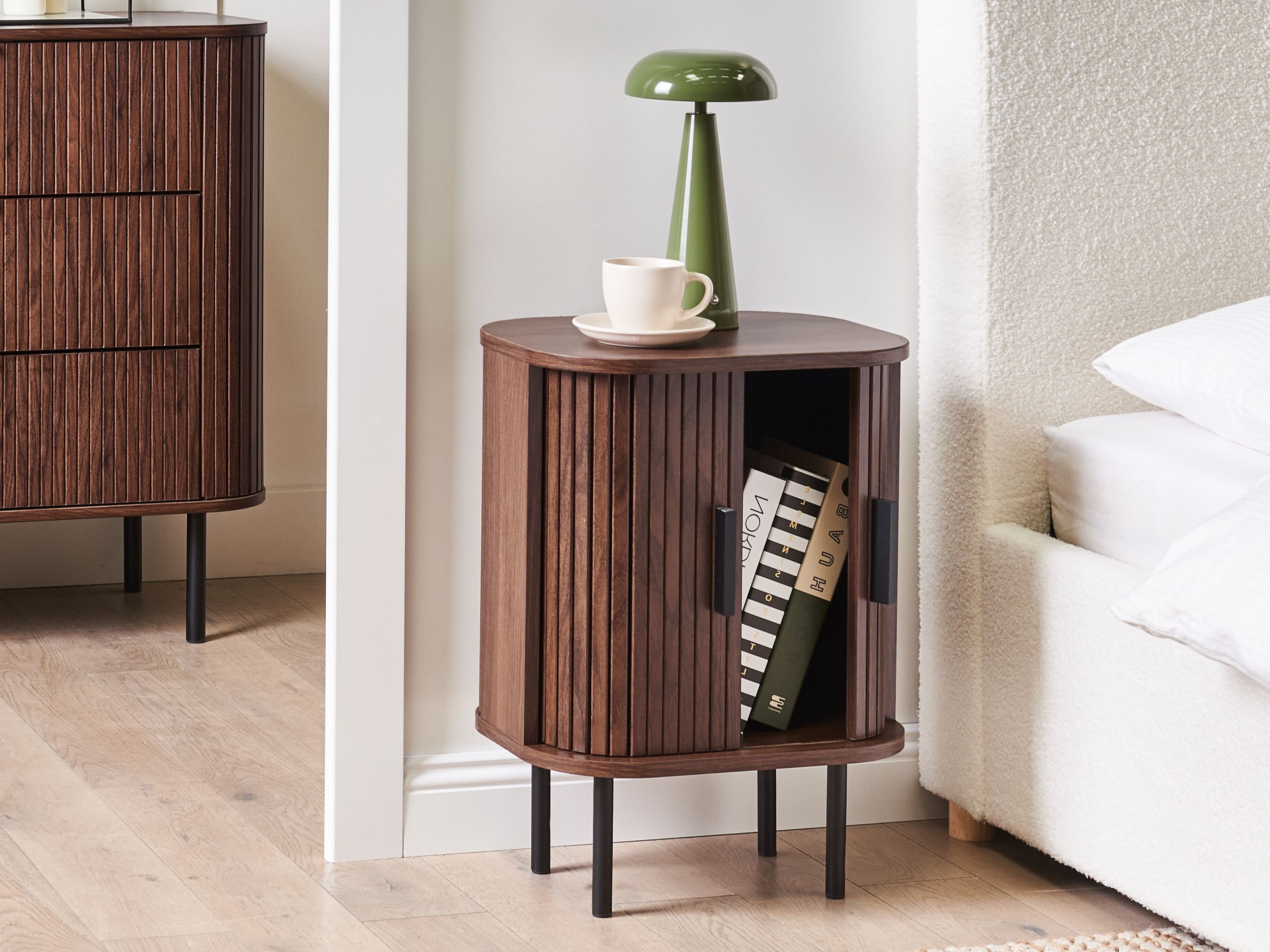 Нощно шкафче Fencalu 111 (Тъмнокафяв)