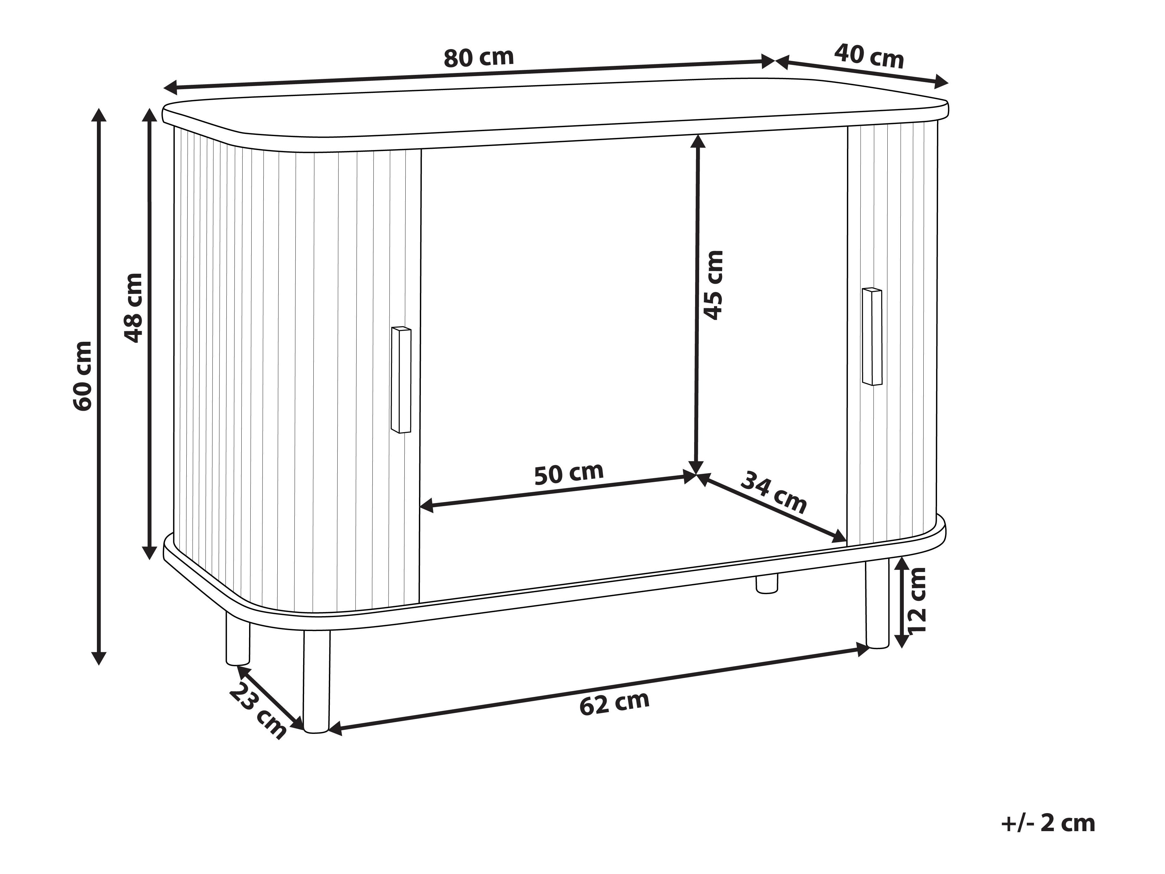 Шкаф Fencalu 108 (Тъмнокафяв)