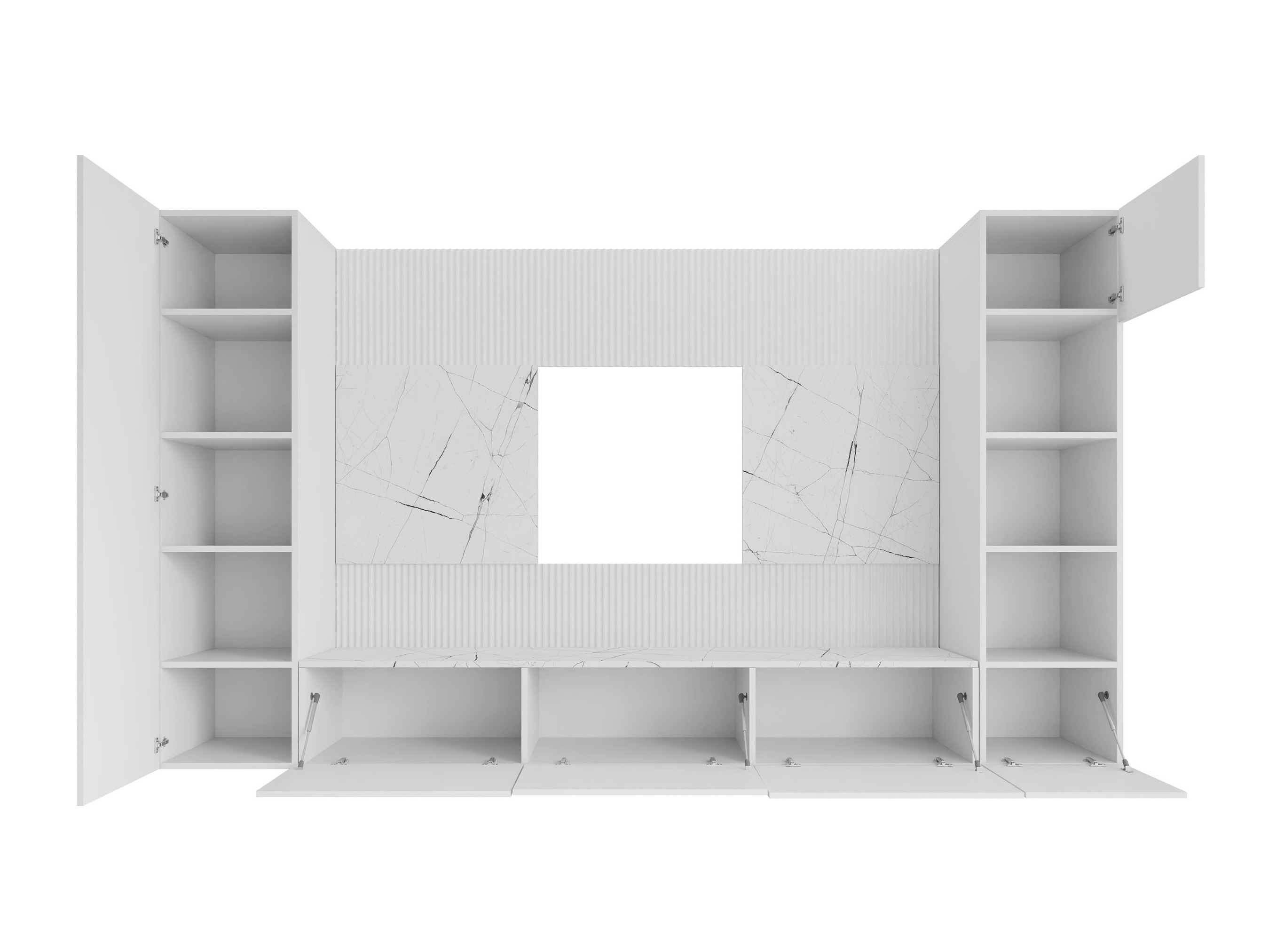 Комплект за хол Comfivo Salix IV (Бежов + Дъб)