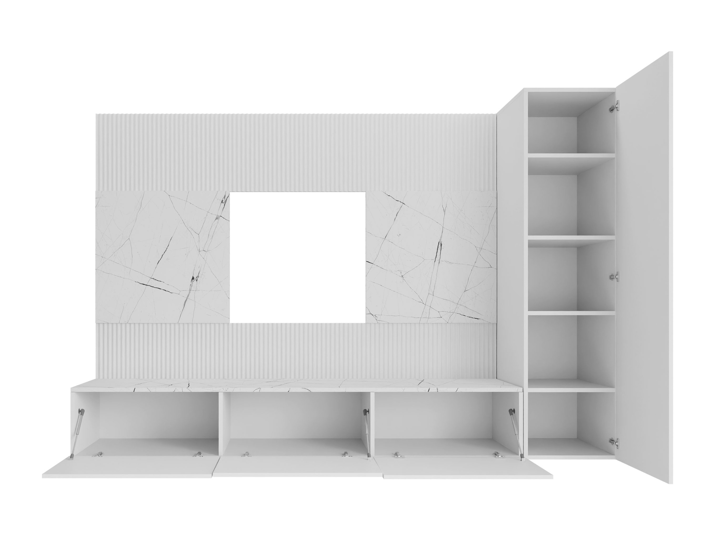 Комплект за хол Comfivo Salix VI (Бежов + Дъб)