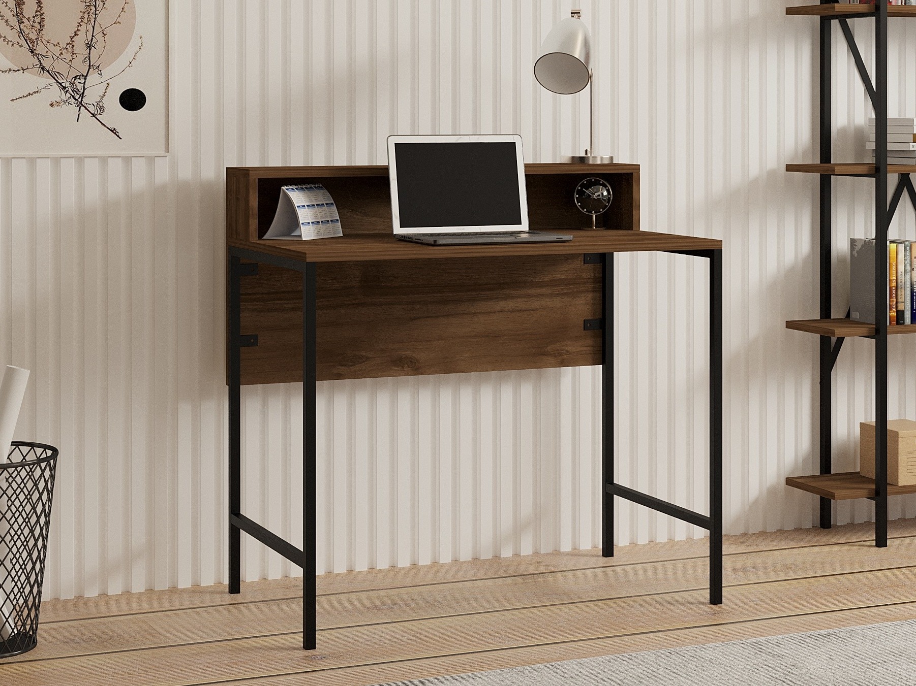 Офис бюро Kailua 2607 (Черен + Орех)